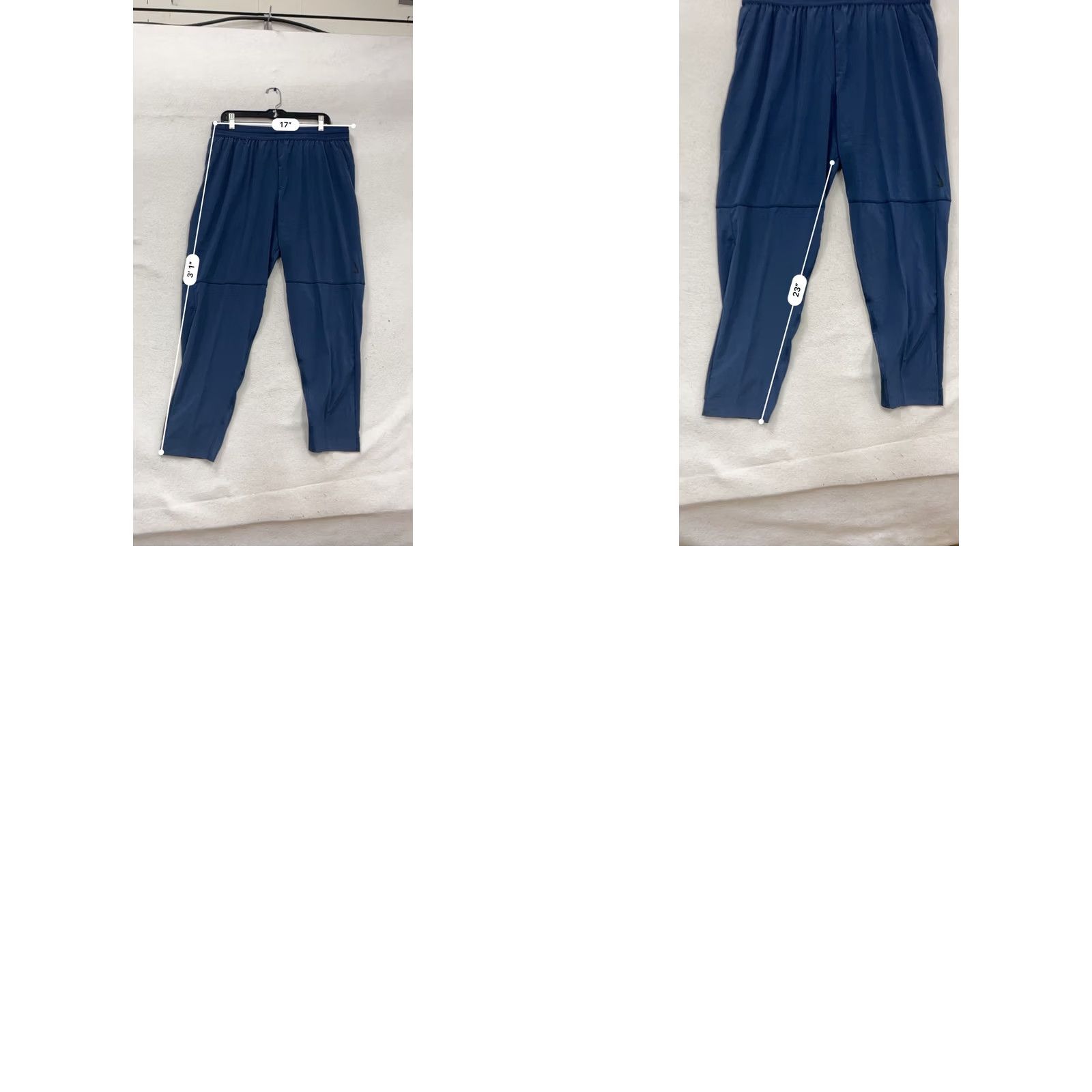 Nike Nike Dri-FIT Yoga Pants Navy L Womens Jogger Size US 33 - 8 Thumbnail