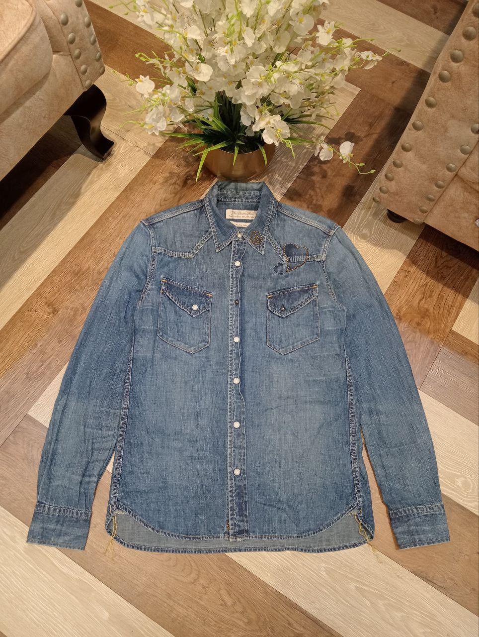 Remi Relief REMI RELIEF BLUE DENIM SHIRT Size US L / EU 52-54 / 3 - 1 Thumbnail