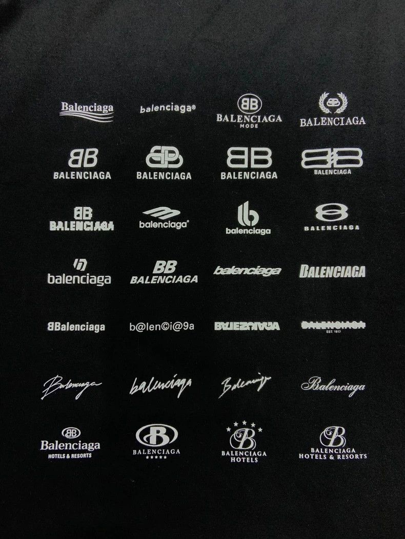 Balenciaga Balenciaga Full printed logo long sleeve Size US S / EU 44-46 / 1 - 3 Thumbnail