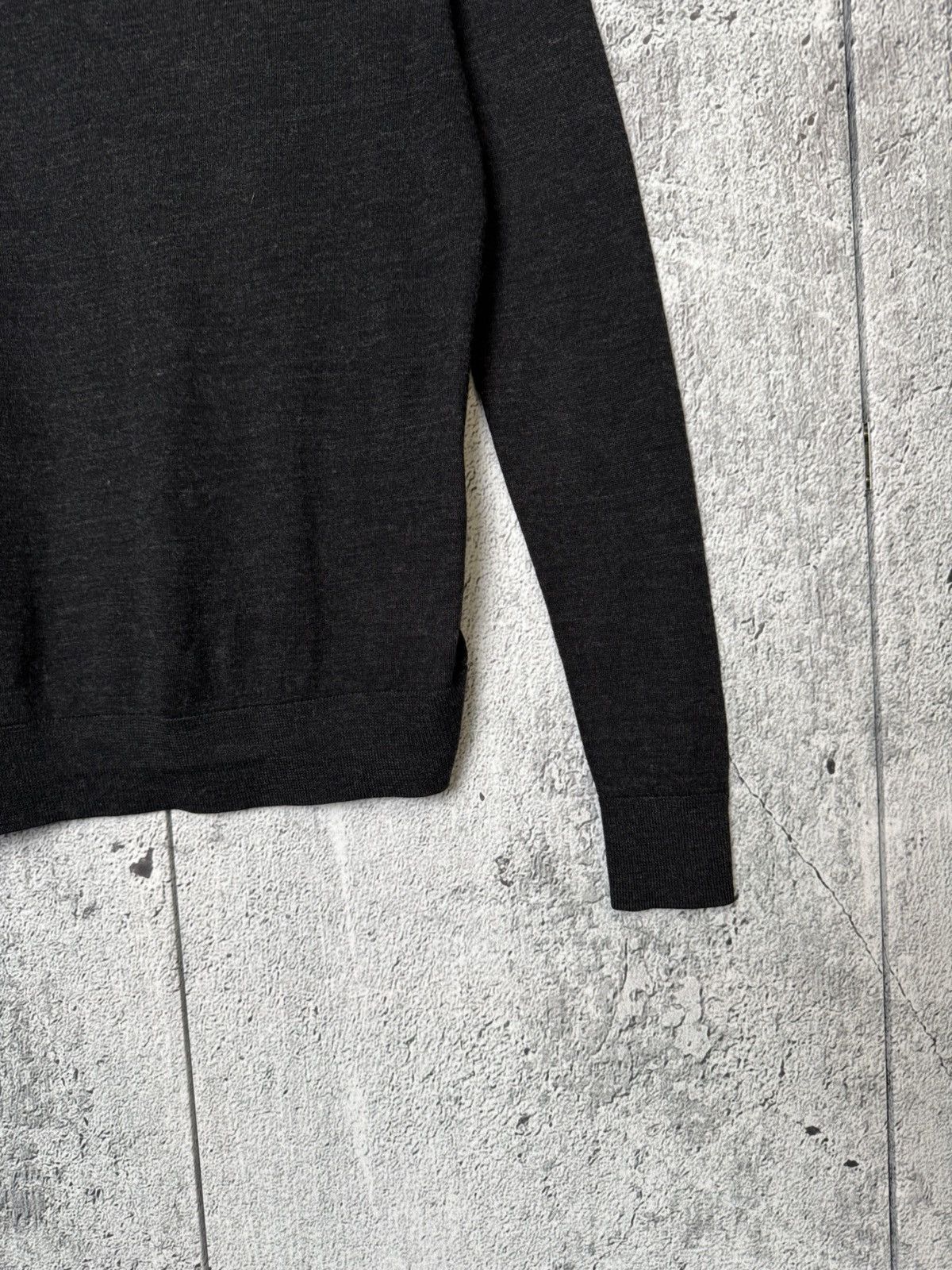 Allsaints AllSaints Rola Panel Black Merino Wool Cardigan Jumper sz S Size S / US 4 / IT 40 - 10 Thumbnail
