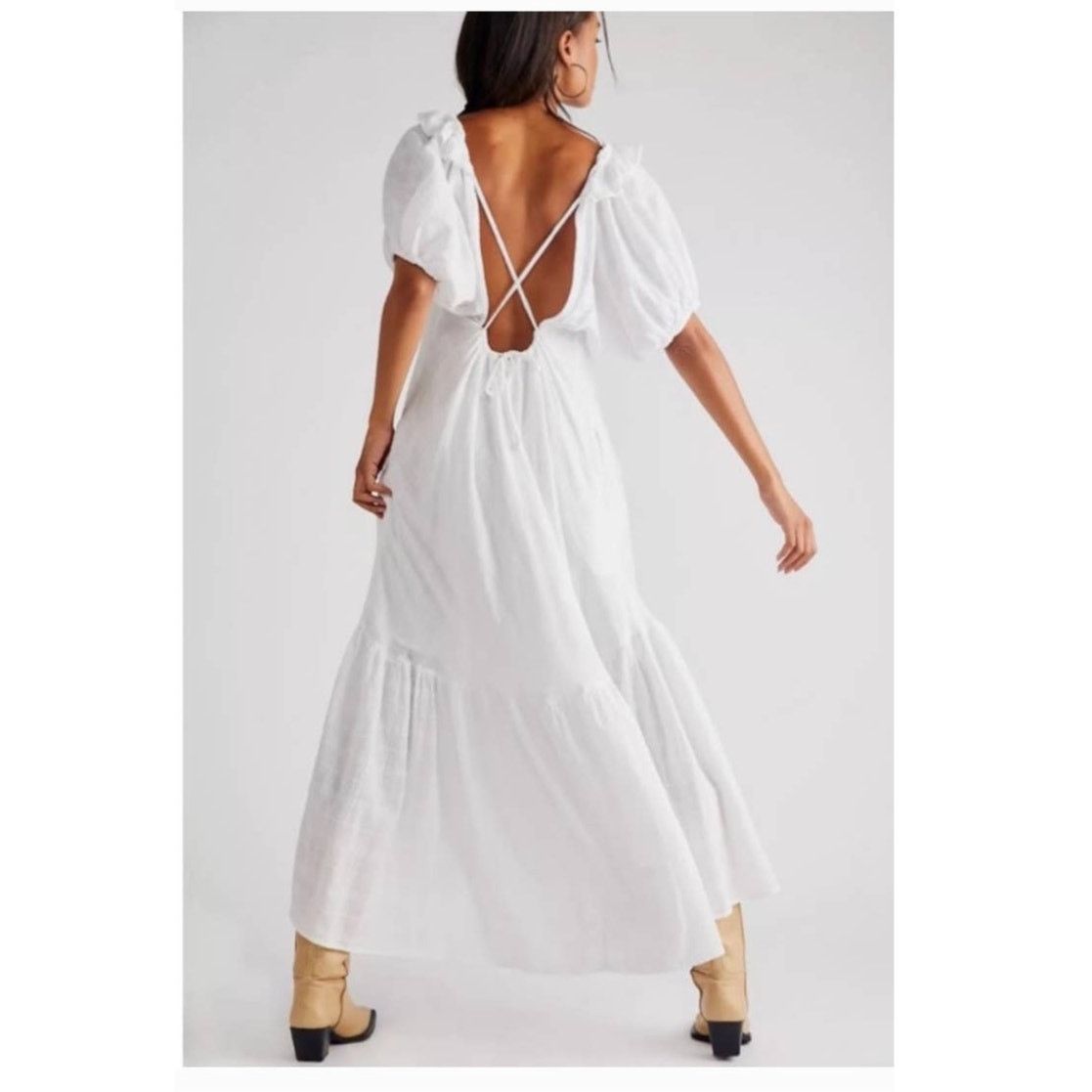 Free People New Free People Kaylyn Midi Dress Free-est $108 MEDIUM Size M / US 6-8 / IT 42-44 - 2 Thumbnail