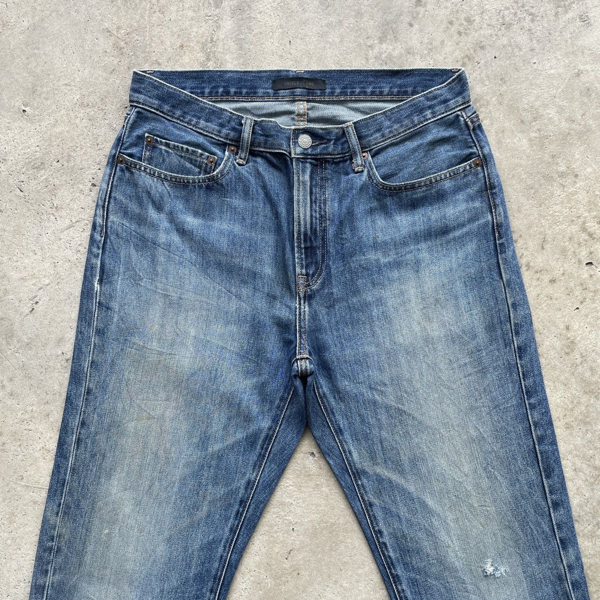 Japanese Brand Vintage Japanese Brand Faded Jeans Denim Pants W31 Size US 31 - 3 Thumbnail