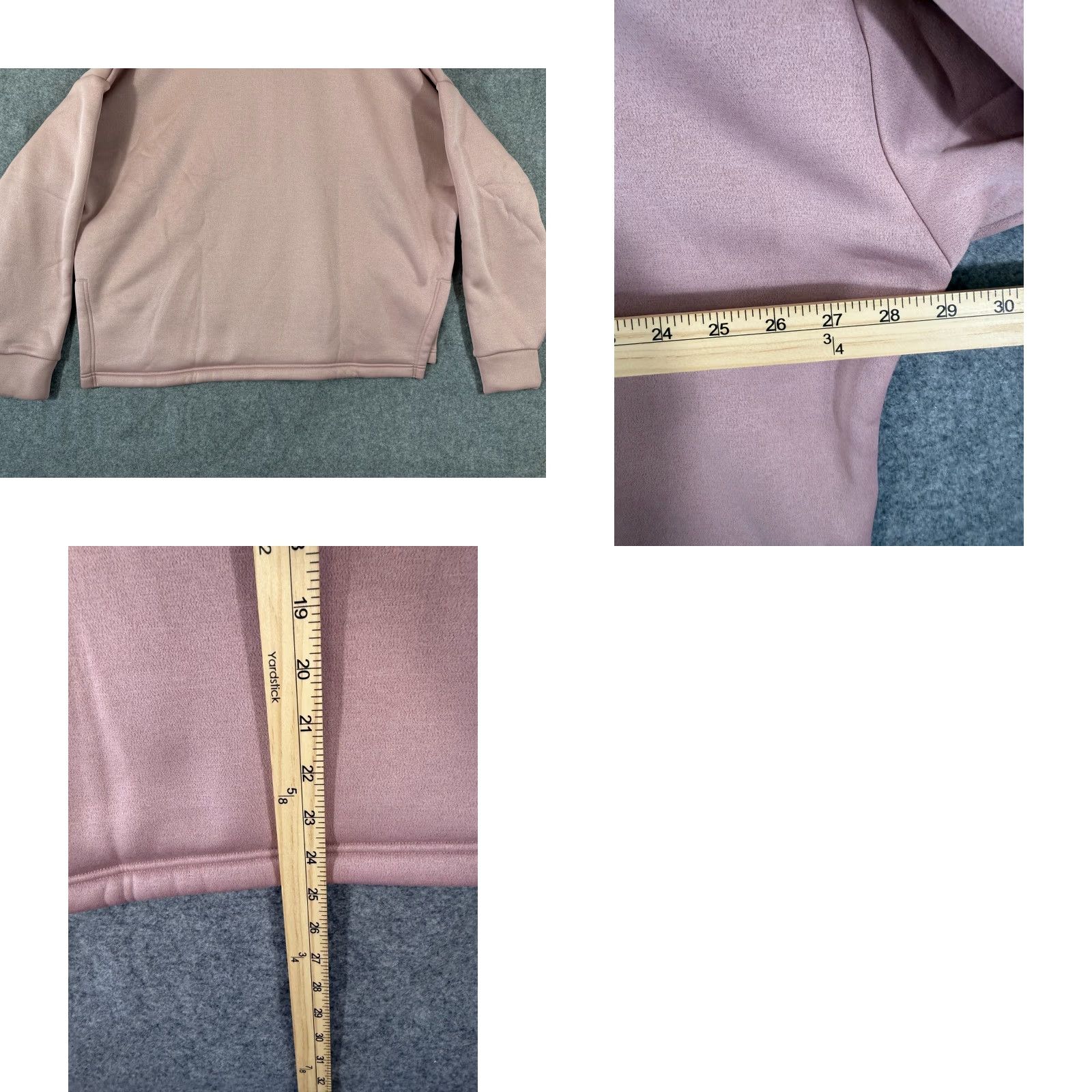 Under Armour Under Armour Fleece Sweater Womens XL Pink Half-Zip Mock Neck Pullover Long Sleeve NWOT Size XL / US 12-14 / IT 48-50 - 9 Thumbnail
