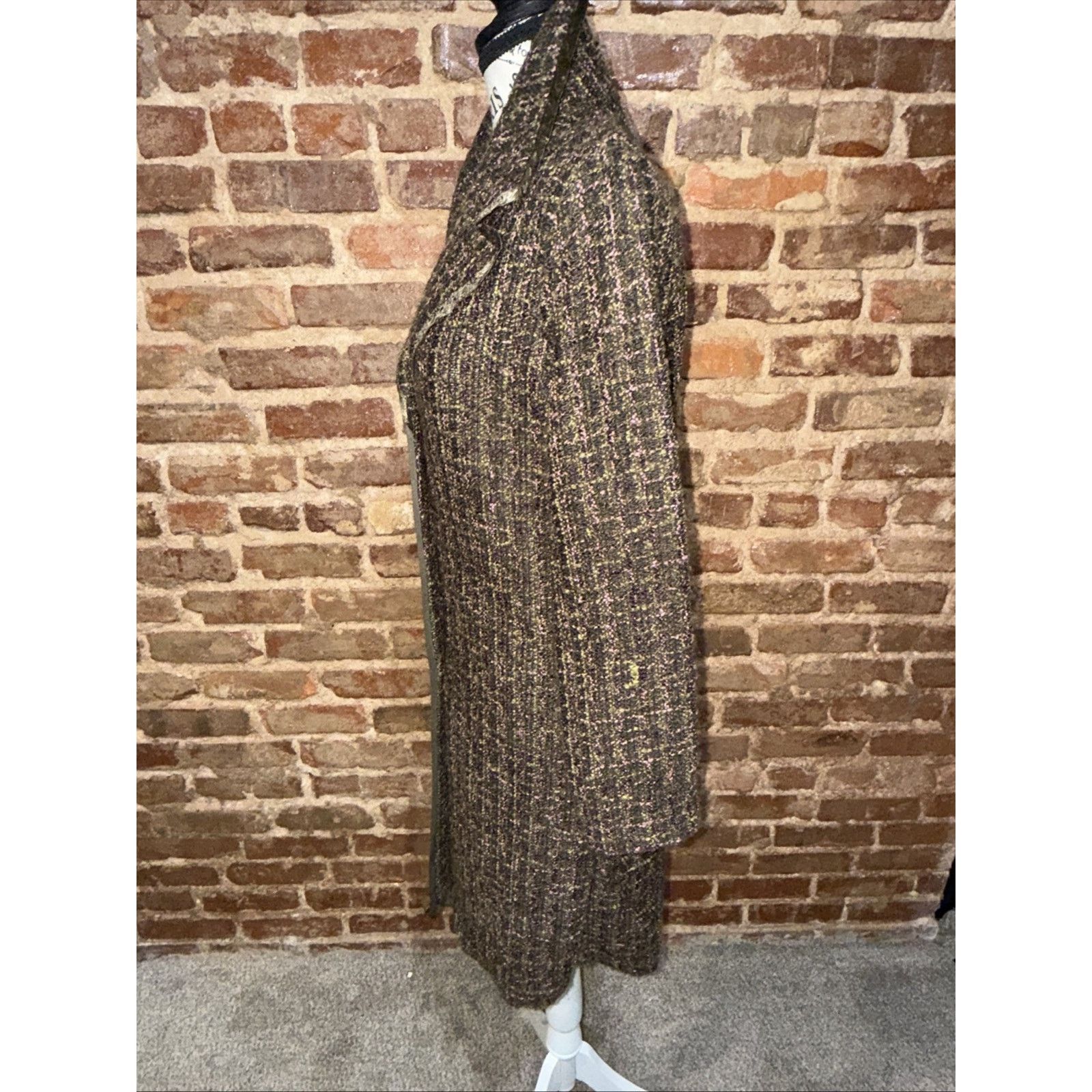 Woolrich Woolen Mills Woolsworth Vintage Women’s Boucle Plaid Button Up Coat Sz M Size M / US 6-8 / IT 42-44 - 4 Thumbnail