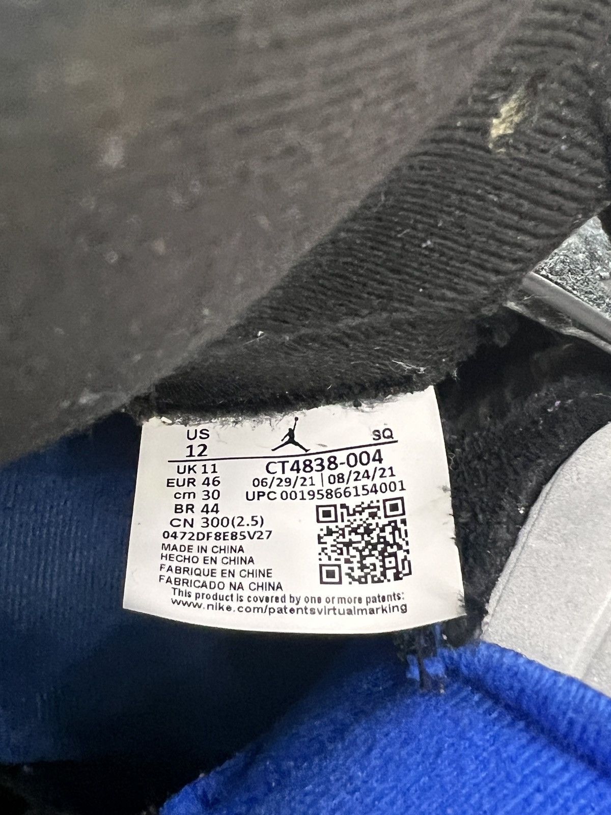 Jordan Brand Air Jordan 5 Retro “Racer Blue” **PRE-OWNED** REP. BOX Size US 12 / EU 45 - 8 Thumbnail