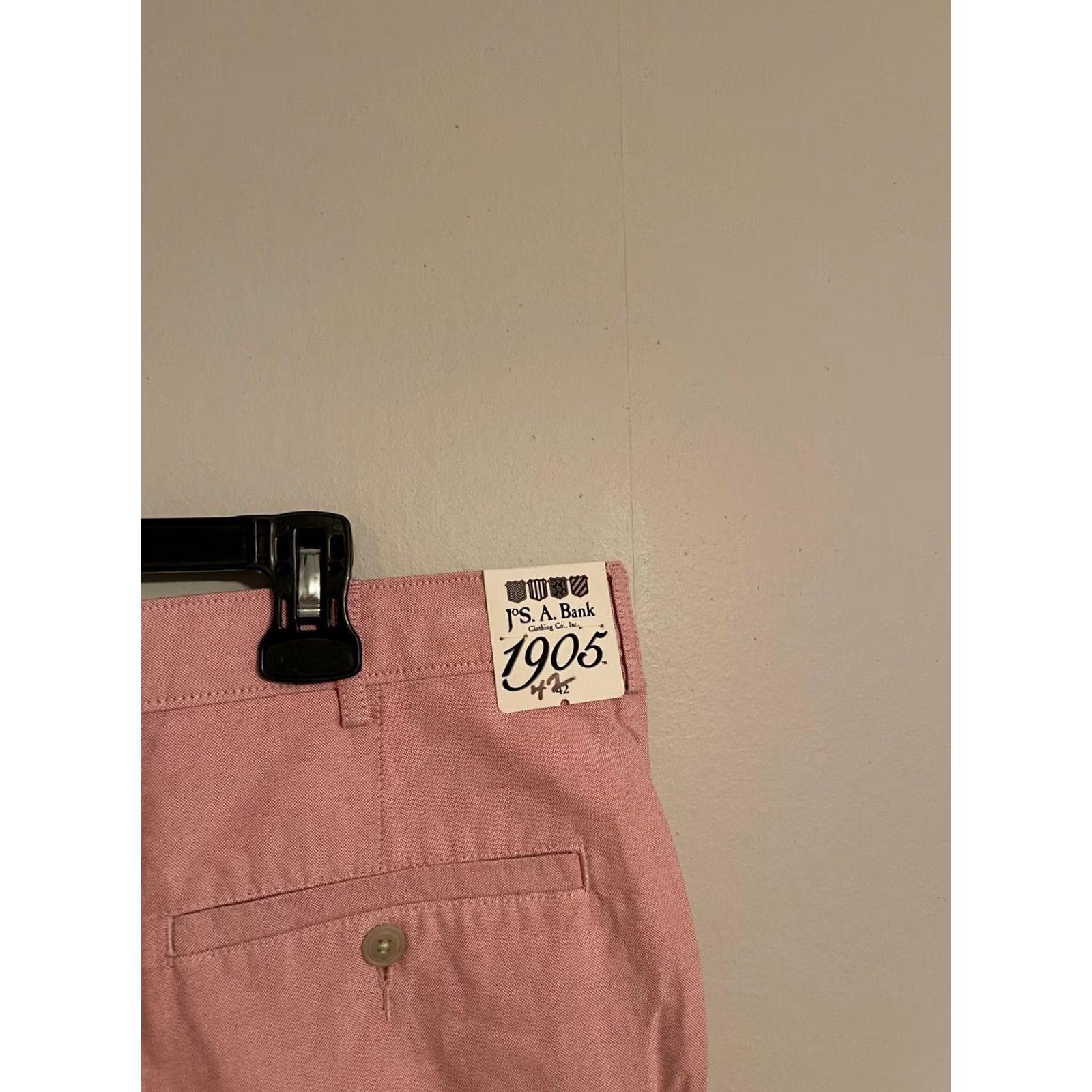 Jos. A. Bank Jos. A. Bank 1905 Tailored Fit Pastel Pink Cotton Preppy Shorts - Men's 42 - New Size US 43 - 3 Thumbnail