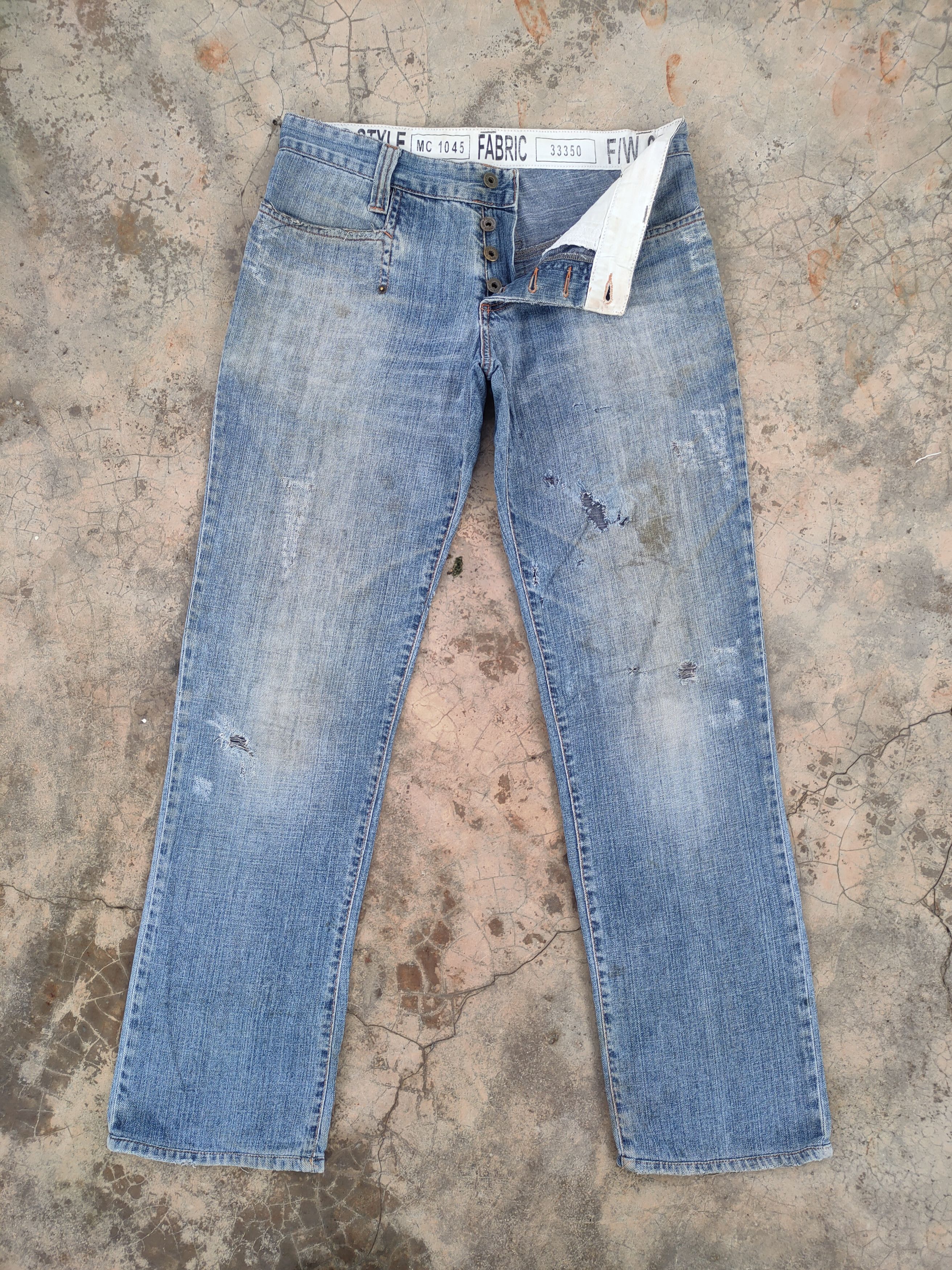 Jean VINTAGE DOLCE.&GABANA FADED DISTRESSED JEANS DENIM PANTS Size US 34 / EU 50 - 1 Thumbnail