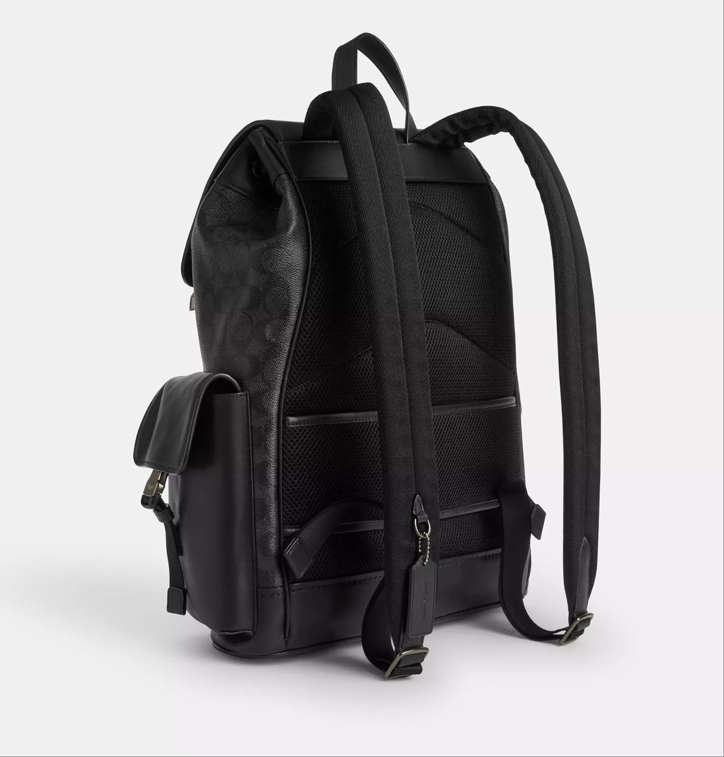 Coach MEN'S Clark Backpack In Signature Canvas CCF90 Size ONE SIZE - 4 Thumbnail