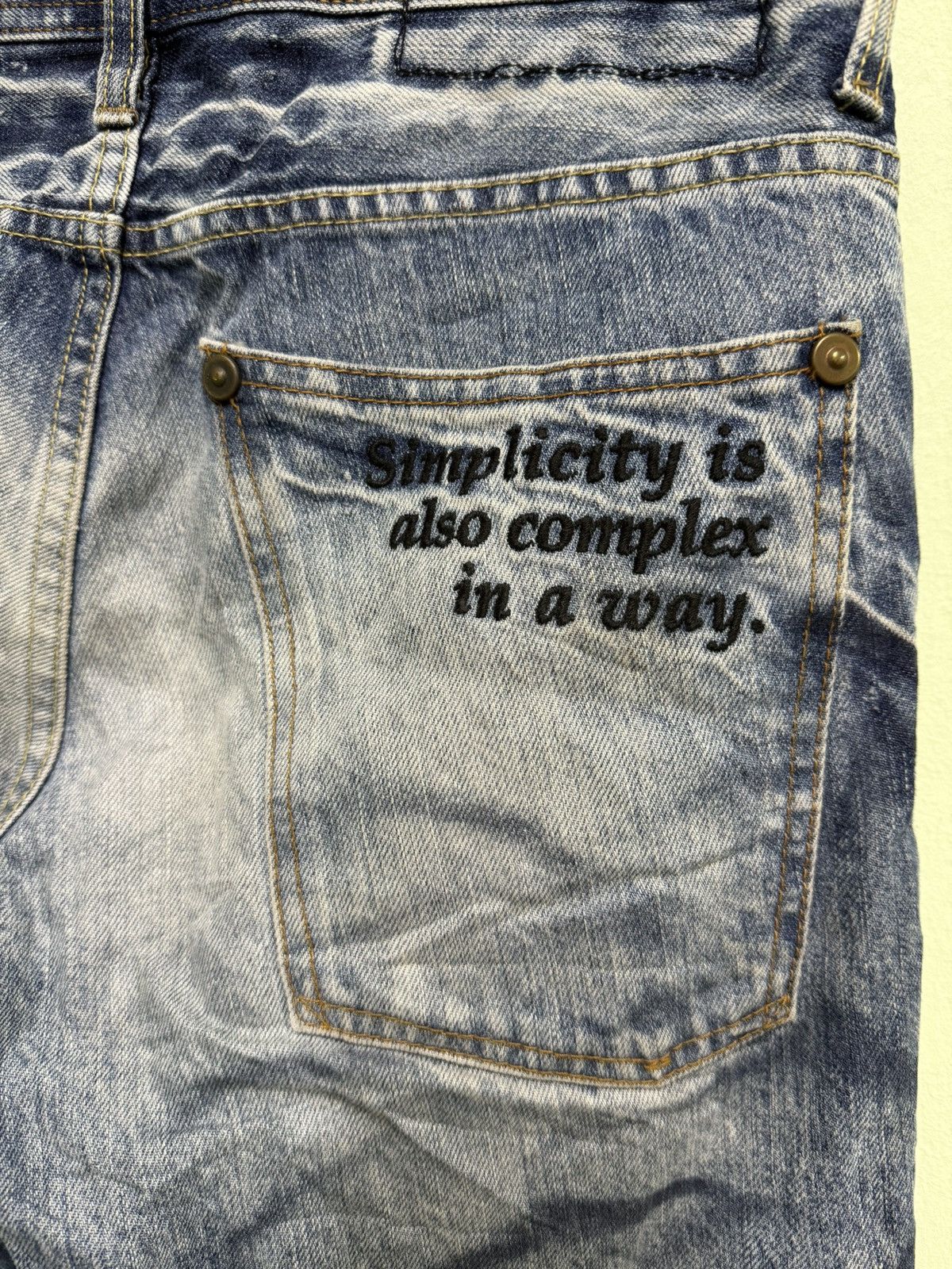 Japanese Brand Very Rare Blue Way Japanese Jeans Size US 31 - 8 Thumbnail