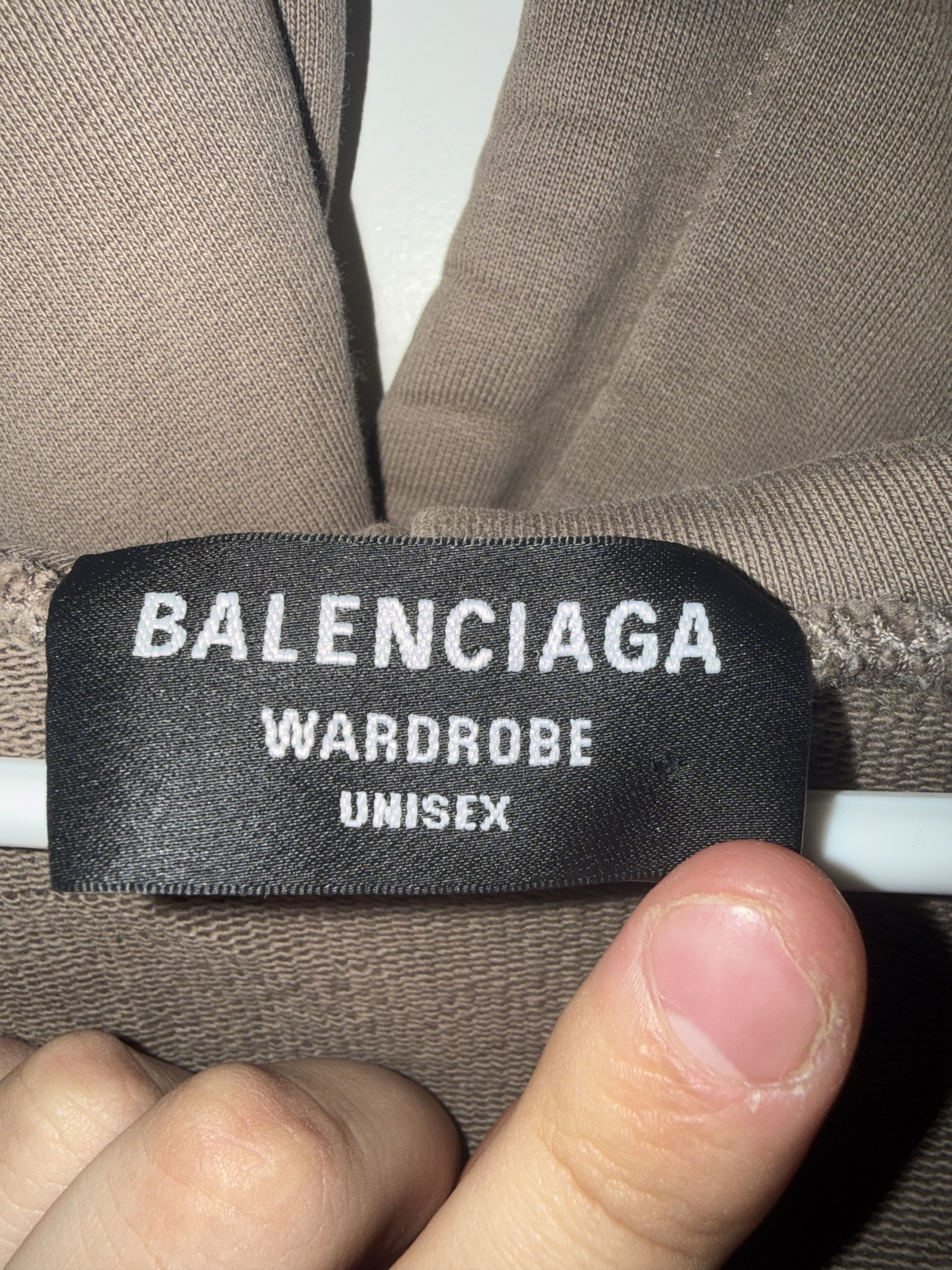 Balenciaga Balenciaga Brown Logo Hoodie Size US L / EU 52-54 / 3 - 6 Thumbnail