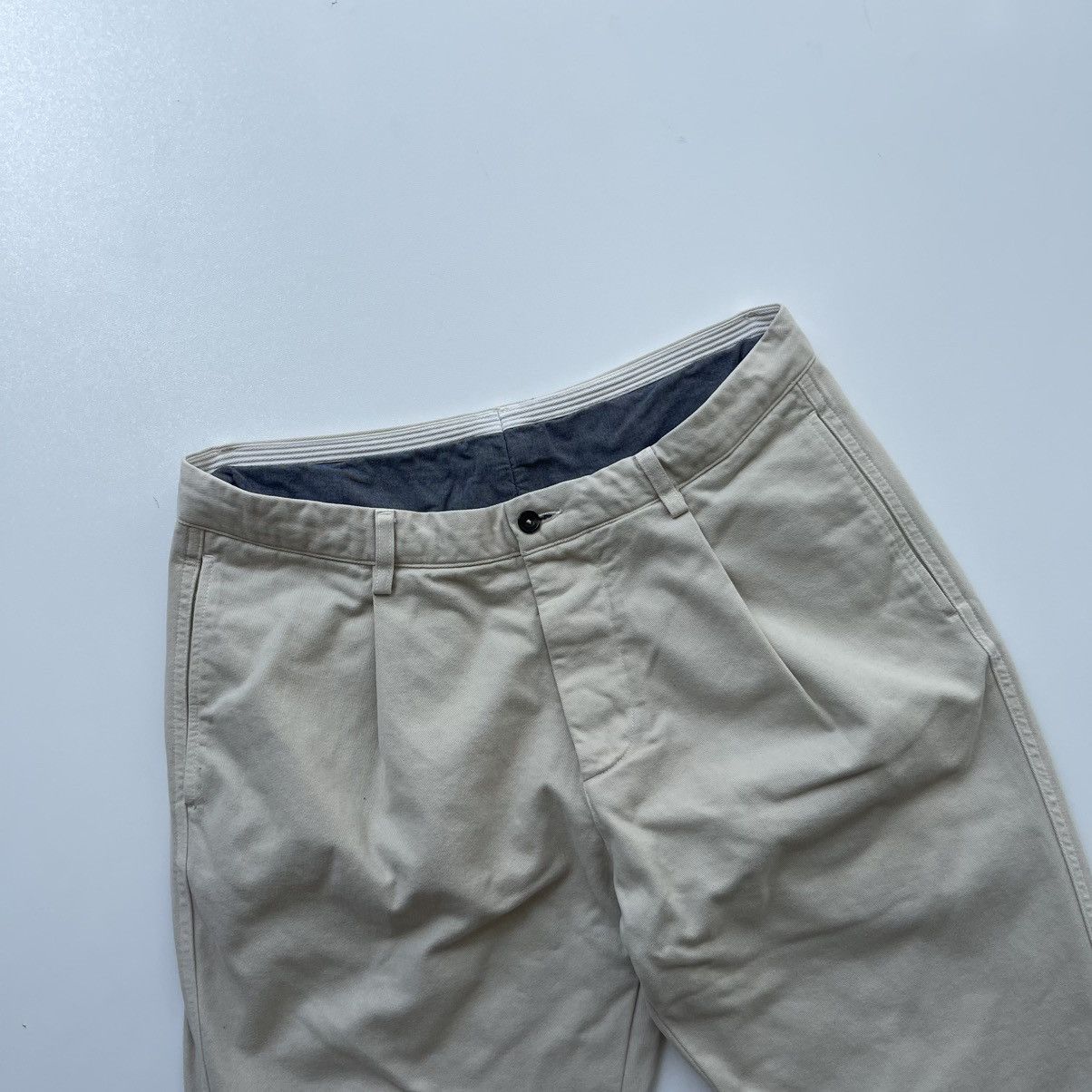 Doppiaa Doppiaa AA Aantioco Cotton Chino Pants White Luxury Basic Size US 34 / EU 50 - 2 Thumbnail