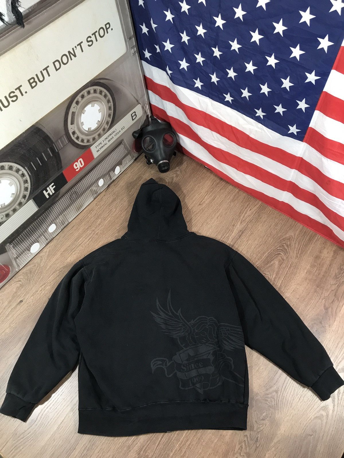 Famous Stars And Straps × Rap Tees × Vintage Vintage Rare Famous Stars & Straps Zip Hoodie Size US XL / EU 56 / 4 - 13 Thumbnail