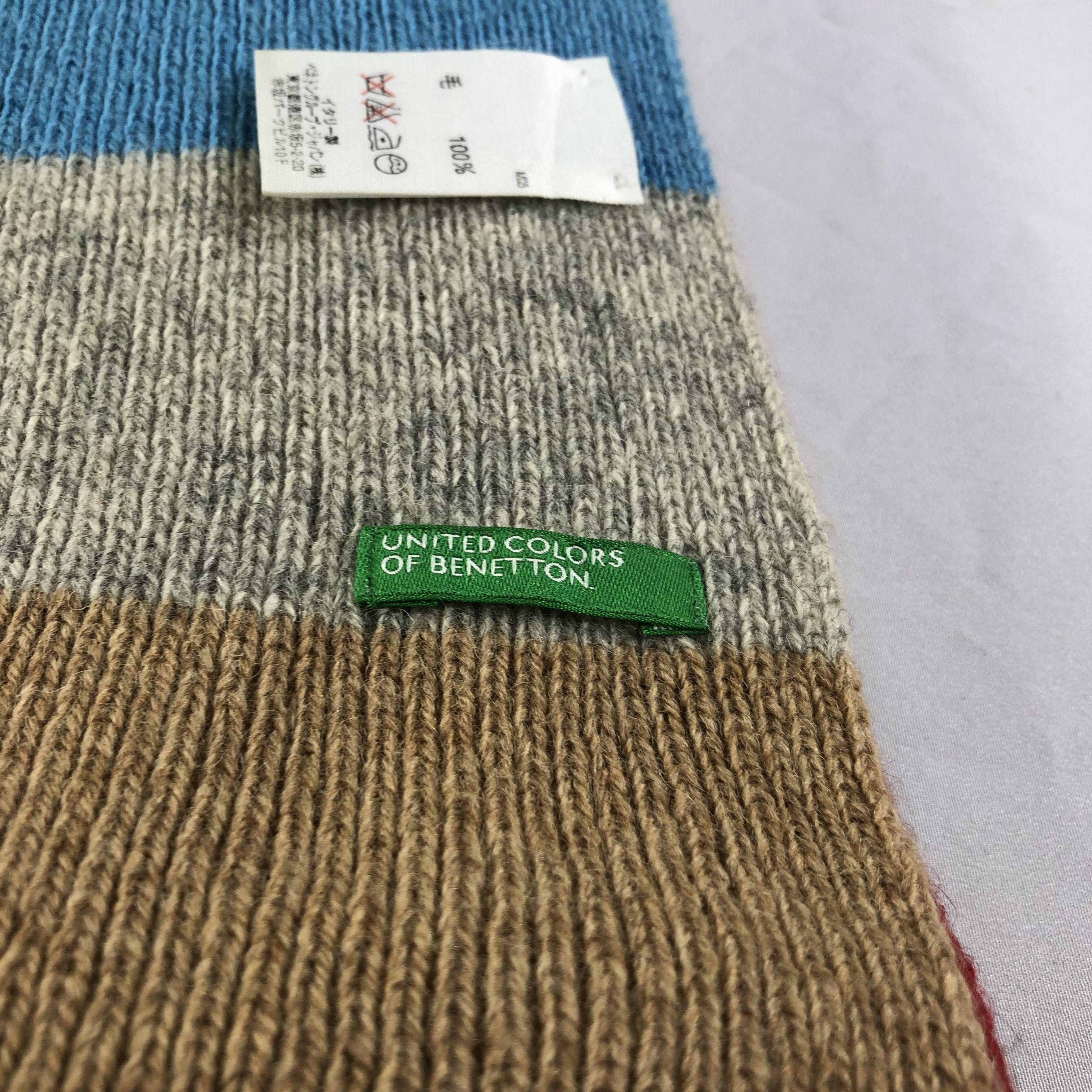 United Colors Of Benetton United Colors Of Benetton Multicolor Scarf Muffler V1500 Size ONE SIZE - 4 Thumbnail