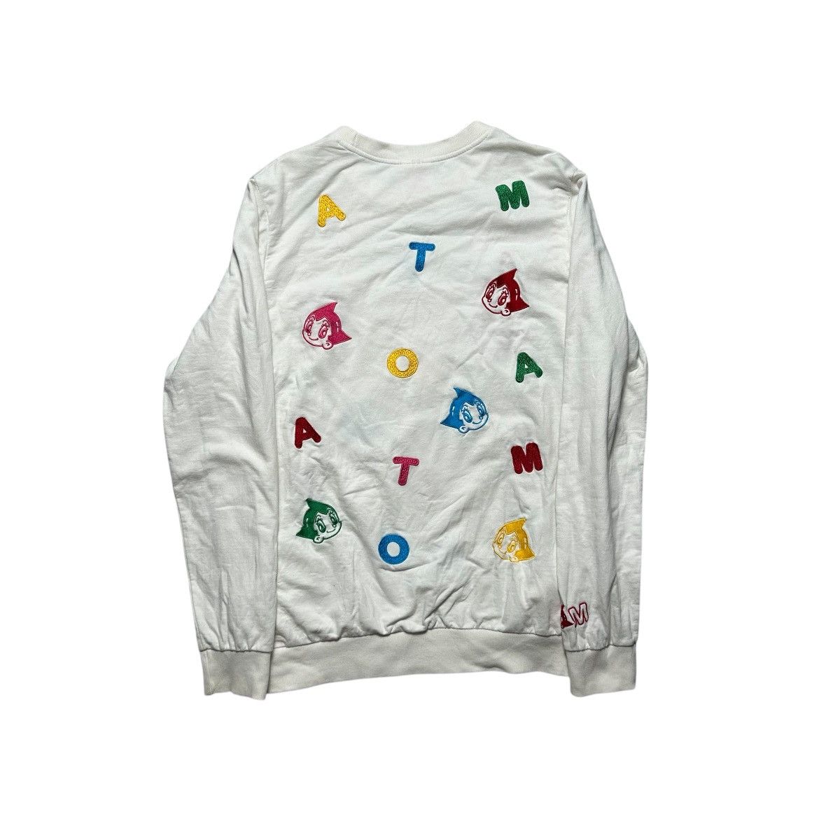 Anime Super Hero Atom Embroidery Logo Sweatshirt Size ONE SIZE - 2 Thumbnail