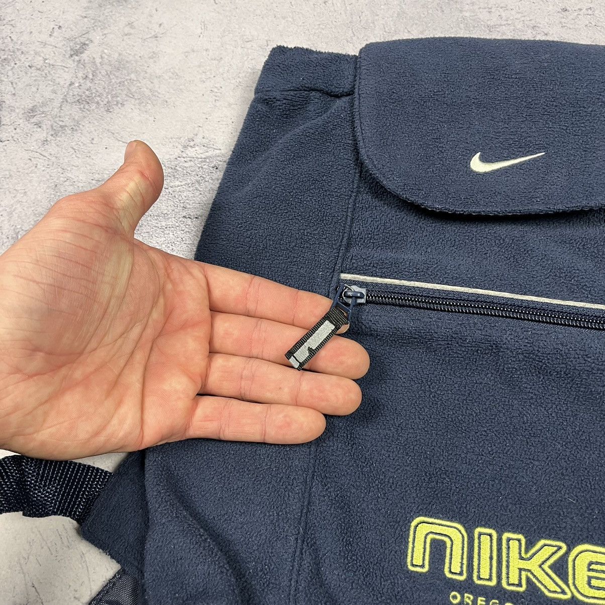 Nike × Vintage Vintage Nike fleece y2k mini backpack bag 90’s Size ONE SIZE - 7 Thumbnail