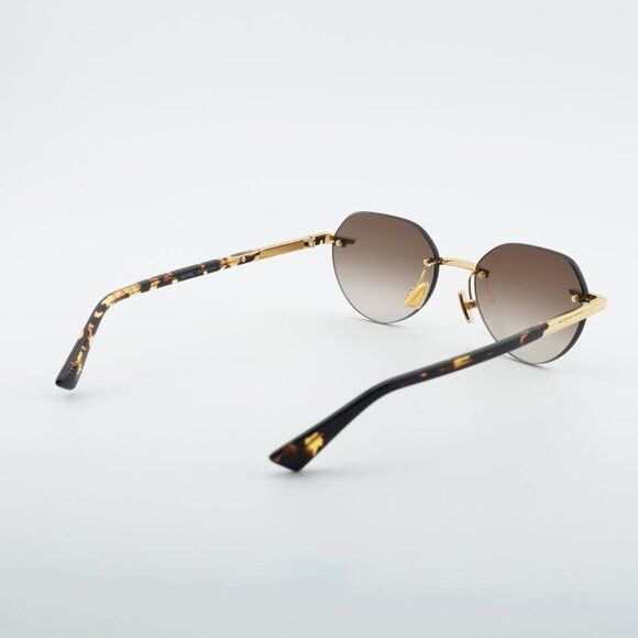 Bottega Veneta Bottega Veneta BV1379S 003 Sunglasses Shiny Gold Square Fram Size ONE SIZE - 9 Thumbnail