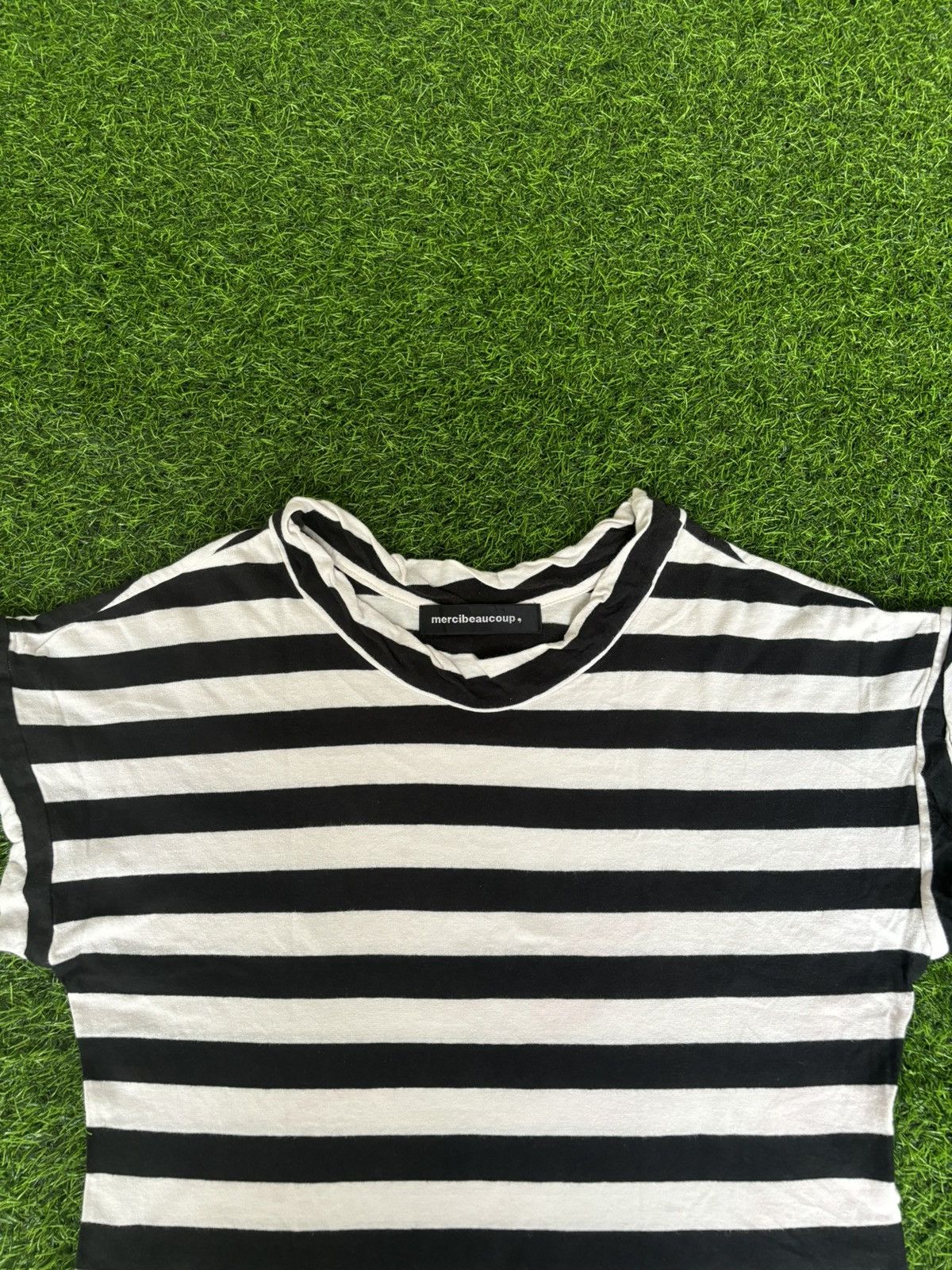 mercibeaucoup Mercibeaucoup Issey Miyake Stripe Women's Tshirt Size M / US 6-8 / IT 42-44 - 2 Thumbnail