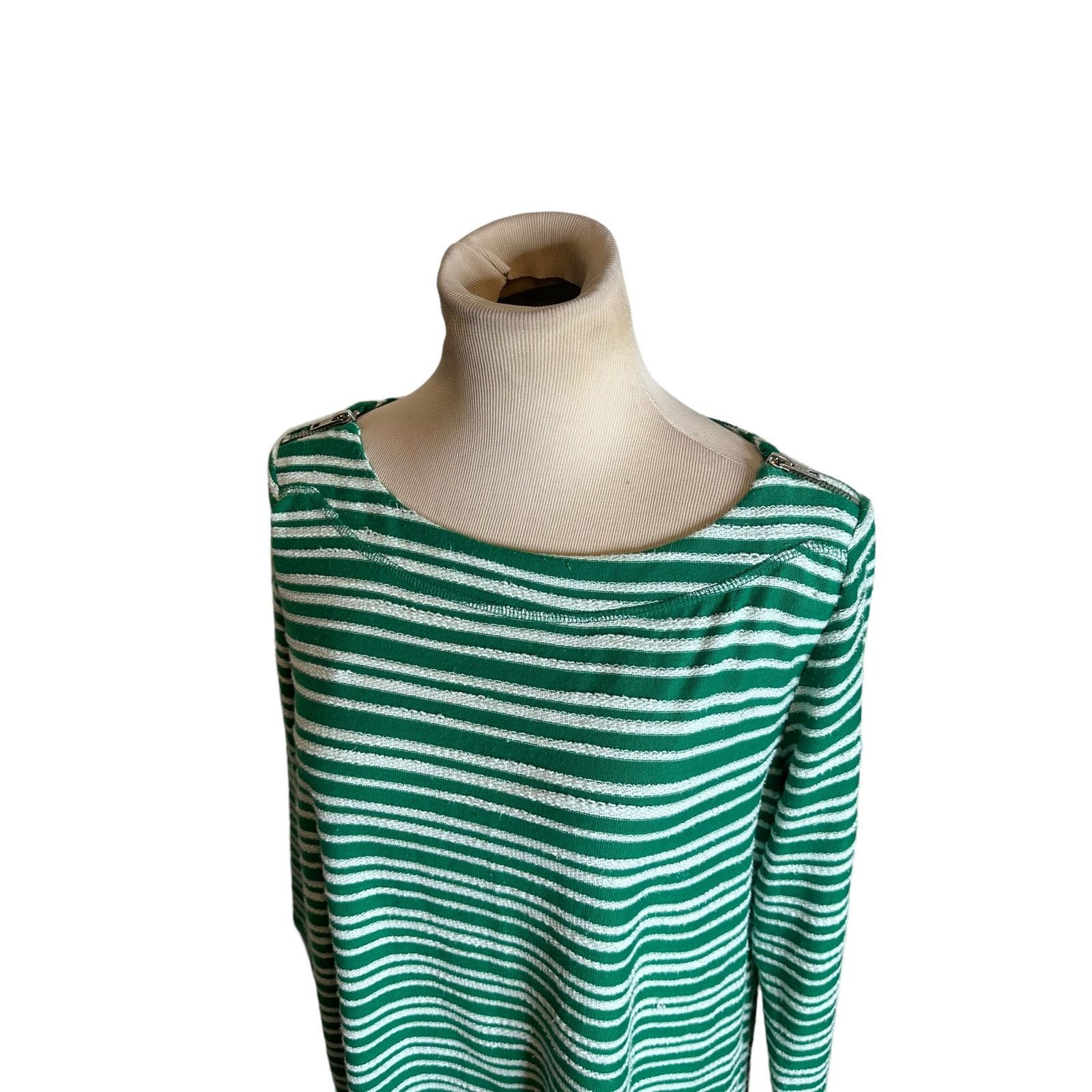 Liz Claiborne Liz Claiborne stripes knit tunic top size Medium Size M / US 6-8 / IT 42-44 - 8 Thumbnail