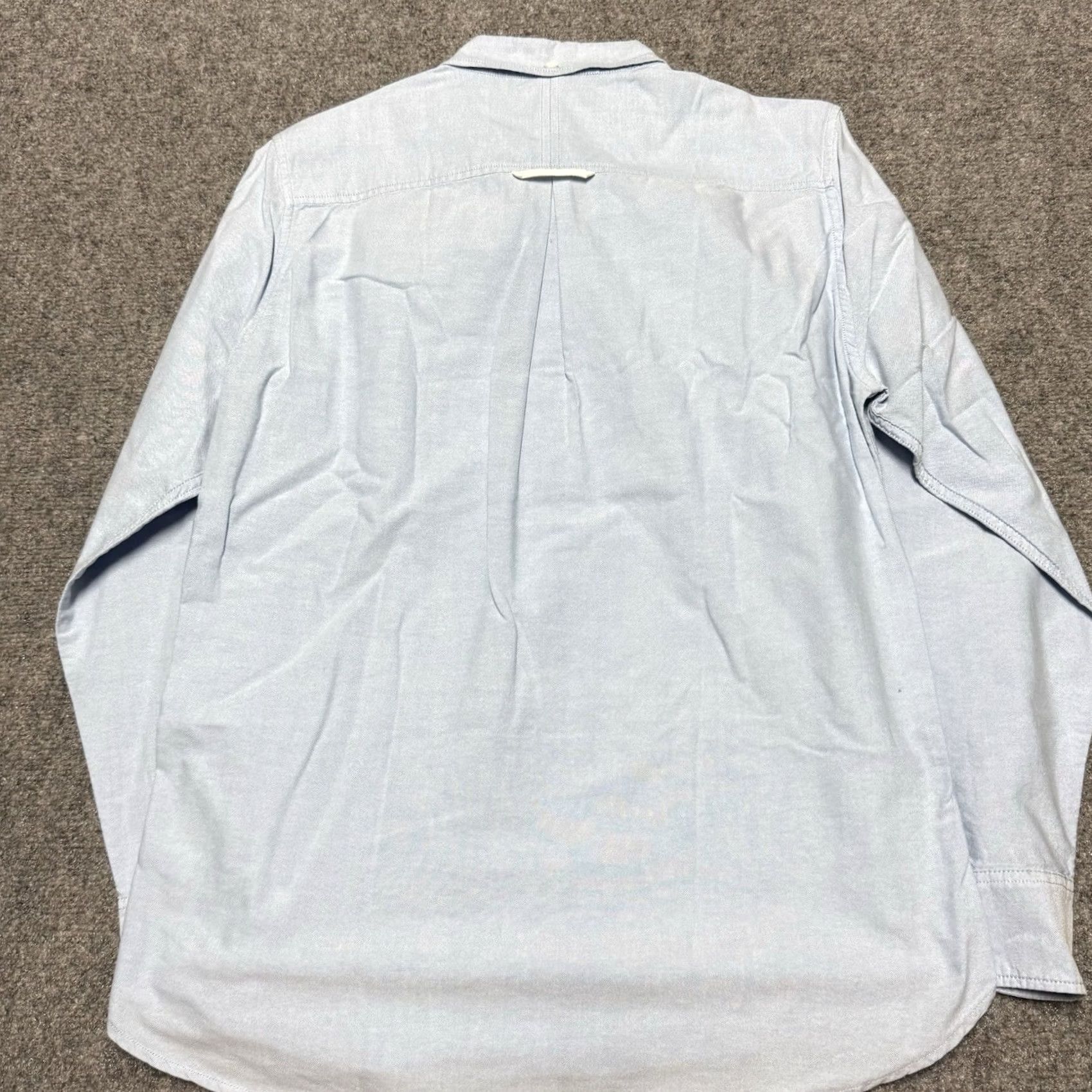 Frame FRAME Shirt Mens Large Light Blue Oxford OCBD Button Down Long Sleeve Size US L / EU 52-54 / 3 - 4 Thumbnail