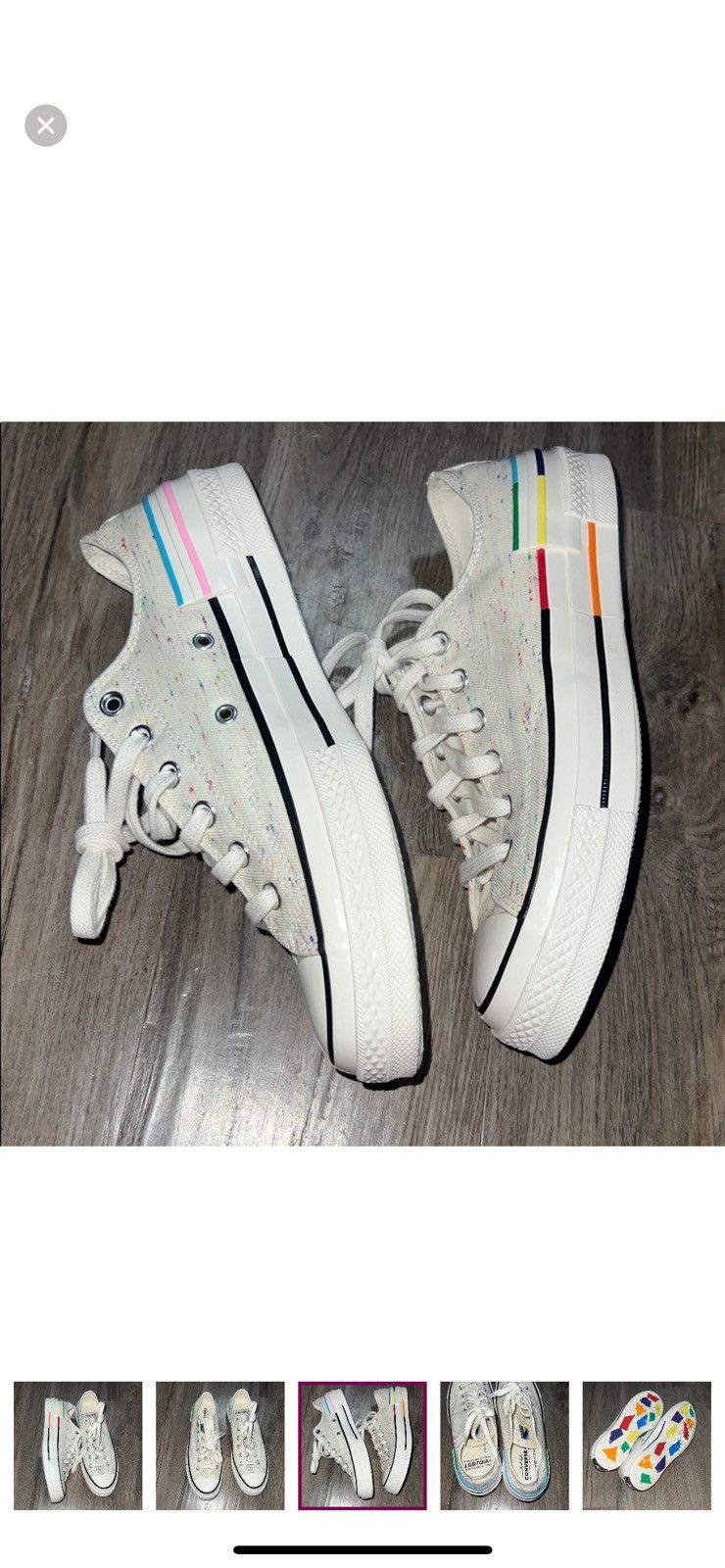 Converse Converse Chuck Taylor All Star 70 Low Pride Sneakers Size US 9.5 / IT 39.5 - 3 Thumbnail