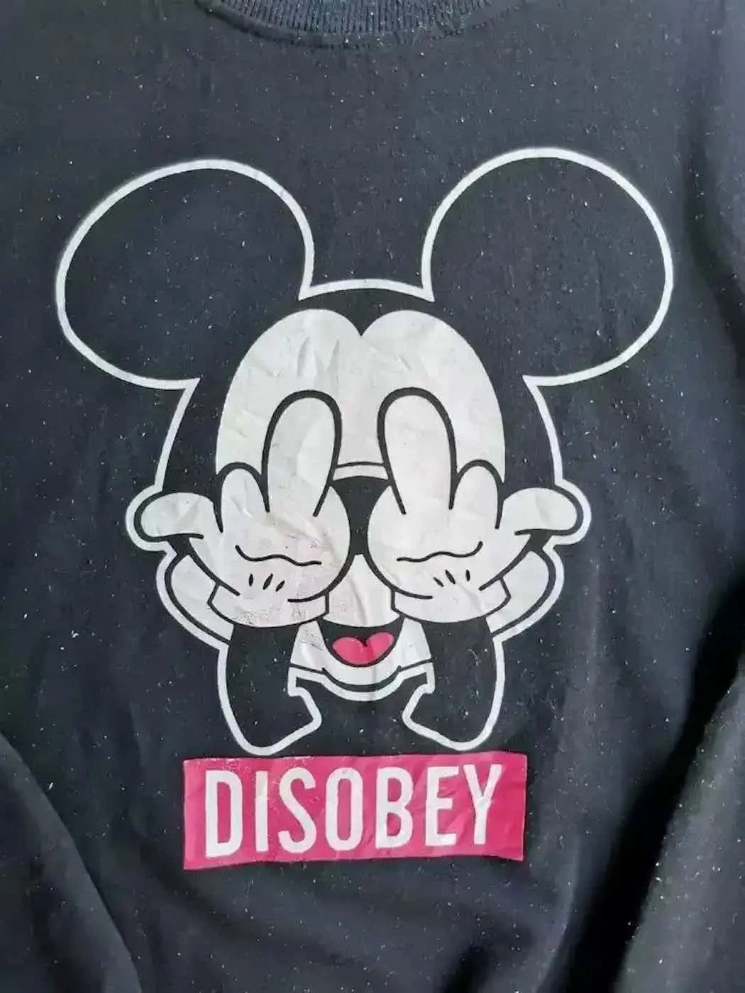 Mickey Mouse Vintage Mickey Mouse Disobey 1928 Sweatshirt Size US L / EU 52-54 / 3 - 2 Thumbnail