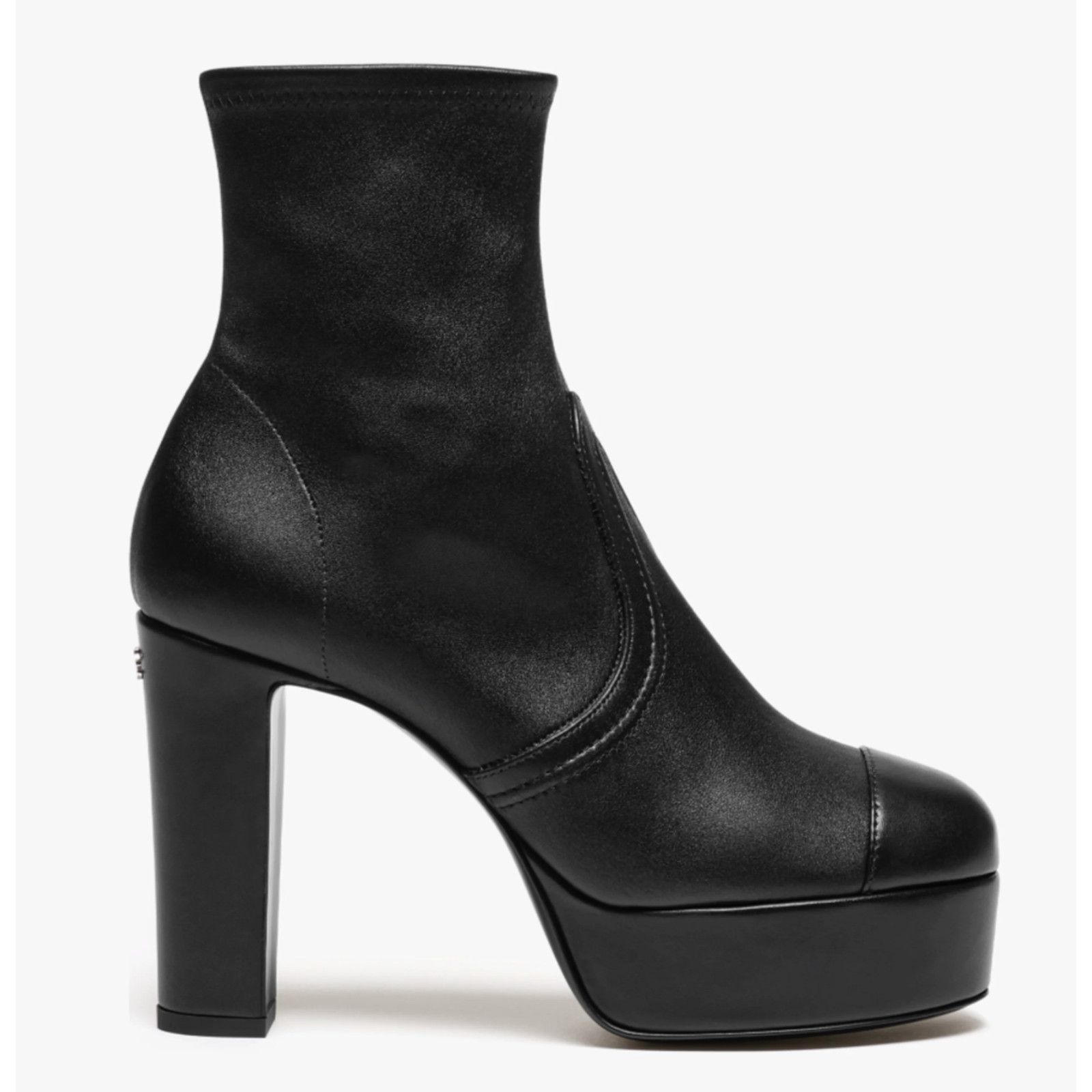 Chanel Chanel 24K Lambskin CC Ankle Platform Block Heel Bootie 39.5 Size US 8.5 / IT 38.5 - 1 Thumbnail