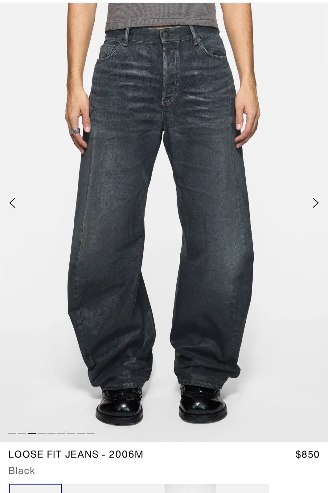 Acne Studios Acne Studios Wide leg Denim Size US 32 / EU 48 - 3 Thumbnail
