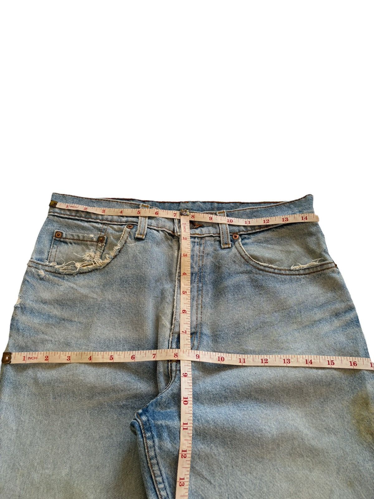 Levi's × Levi's Vintage Clothing Vintage 90s Levis 505 Mud Wash Distressed Loose Jeans Size US 29 - 12 Thumbnail