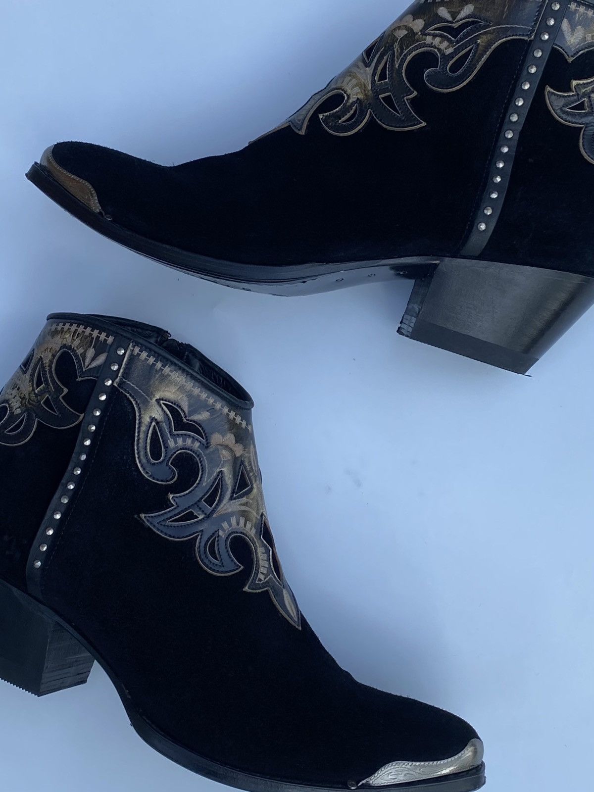 Sendra Sendra Dark Westerboot Leather Cowboy Boots Size US 8 / IT 38 - 2 Thumbnail