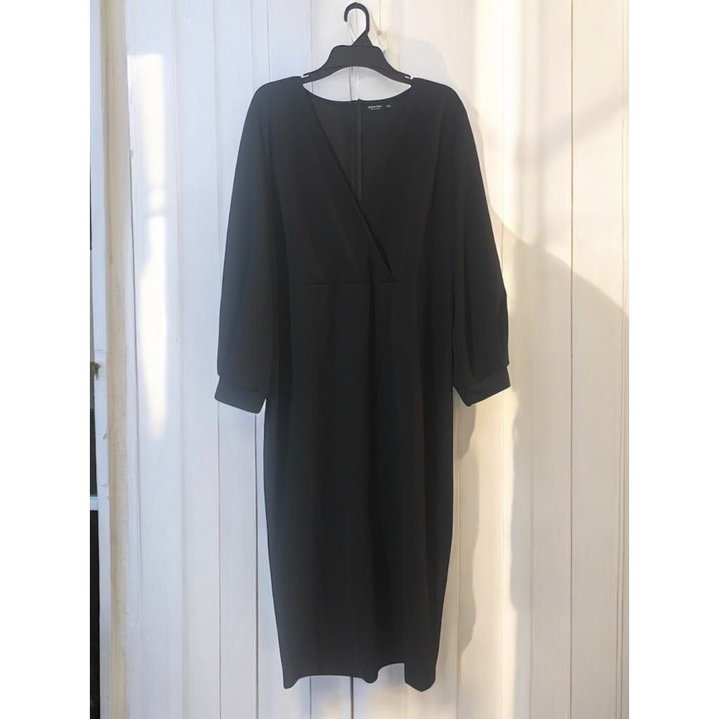 Other Women's Maxi Formal Dress Black Long Sleeve Mesh Light 3XL Size 3XL / US 20-22 - 8 Thumbnail
