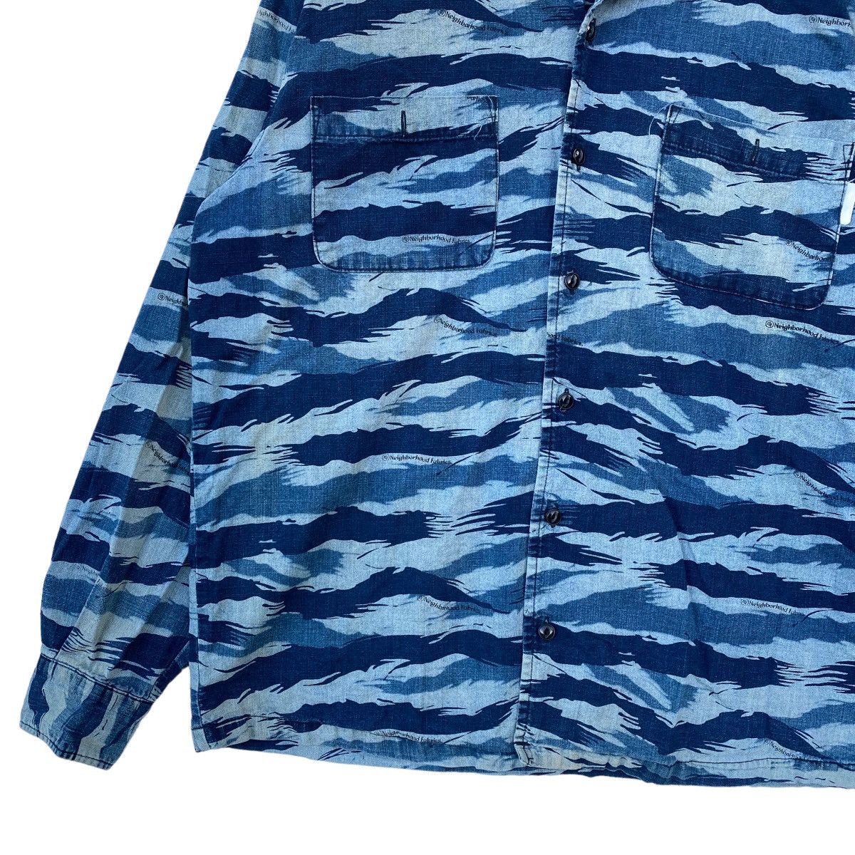 Neighborhood NEIGHBORHOOD TIGER STRIPES BUTTON UP SHIRT Size US L / EU 52-54 / 3 - 4 Thumbnail