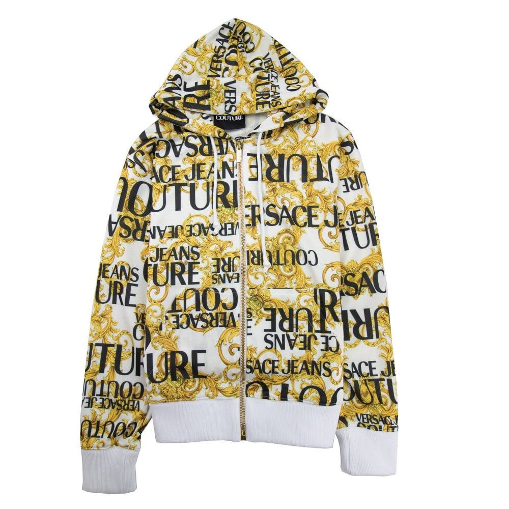 Versace Versace 74UP301 R CONTR DOODLE LOGO Sweatshirt Size US S / EU 44-46 / 1 - 1 Thumbnail