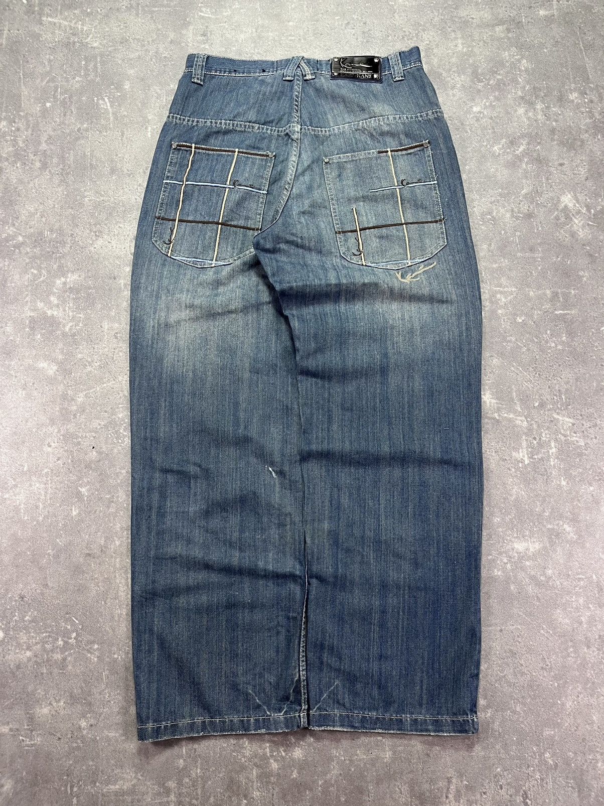 Karl Kani Karl Kani Big Pockets Embroidered Baggy Denim Jeans 32 Size US 32 / EU 48 - 1 Thumbnail