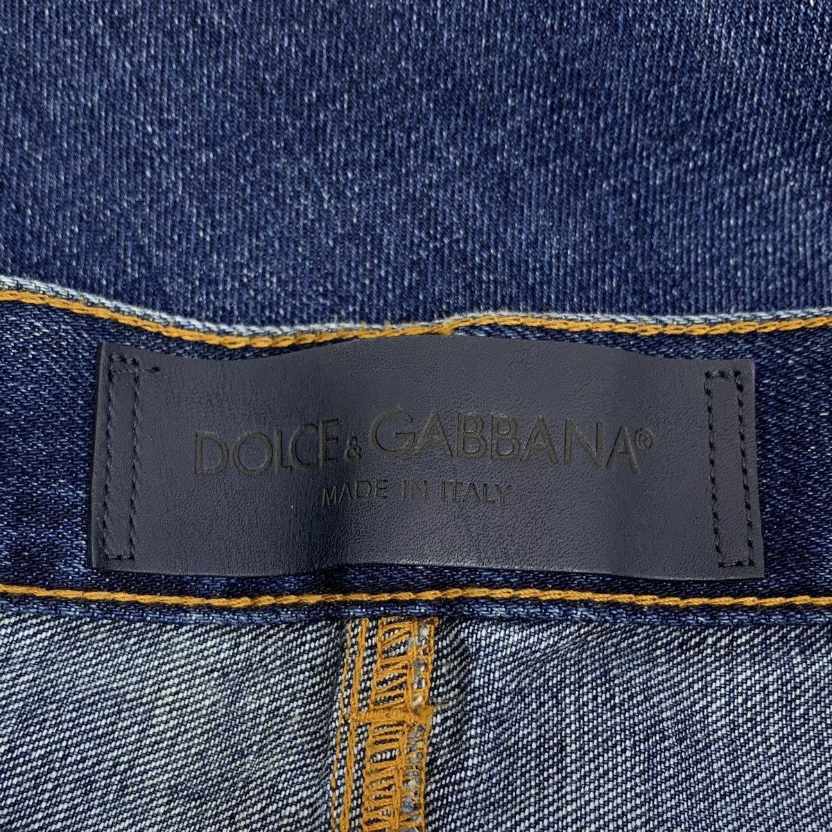 Dolce & Gabbana Dolce & Gabbana Blue Distressed Denim Casual Pants K26WX Size US 30 / EU 46 - 6 Thumbnail