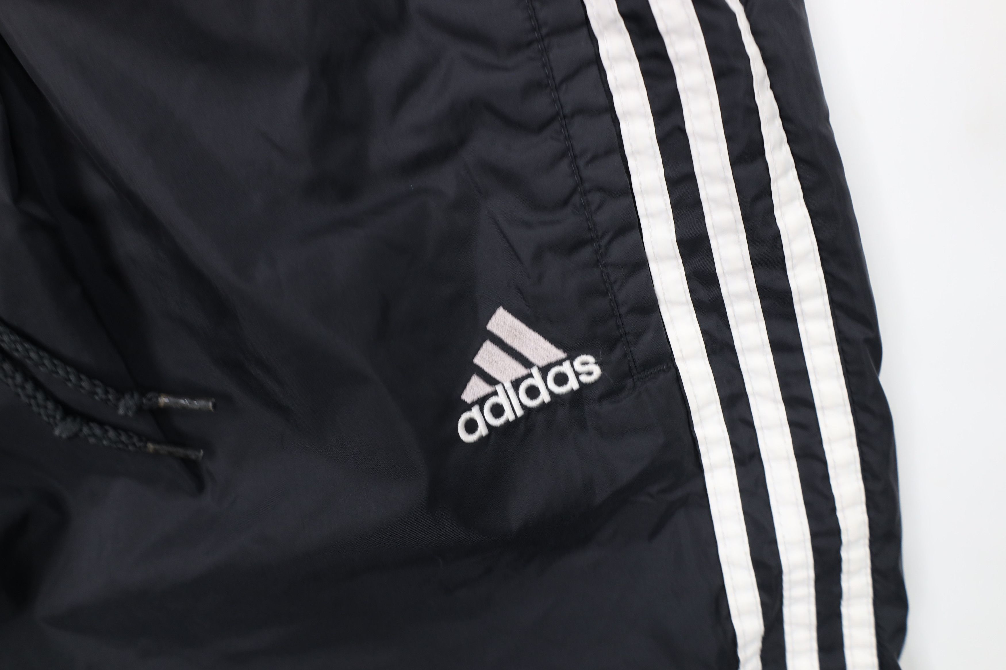 Adidas × Vintage Vintage 90s Adidas Cuffed Nylon Windbreaker Joggers Pants Size US 38 / EU 54 - 7 Thumbnail