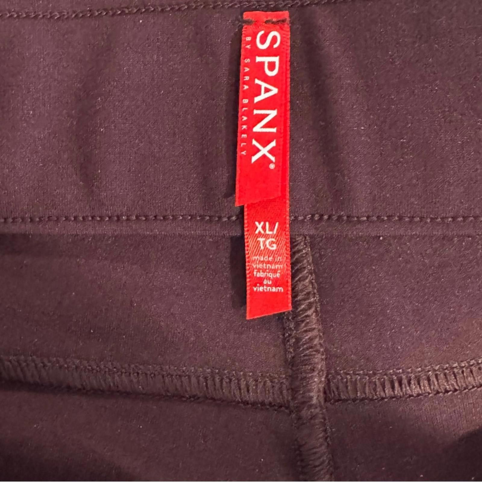 Domenico Spano SPANX Maroon Leggings-XL Size 40" / US 18 - 3 Thumbnail
