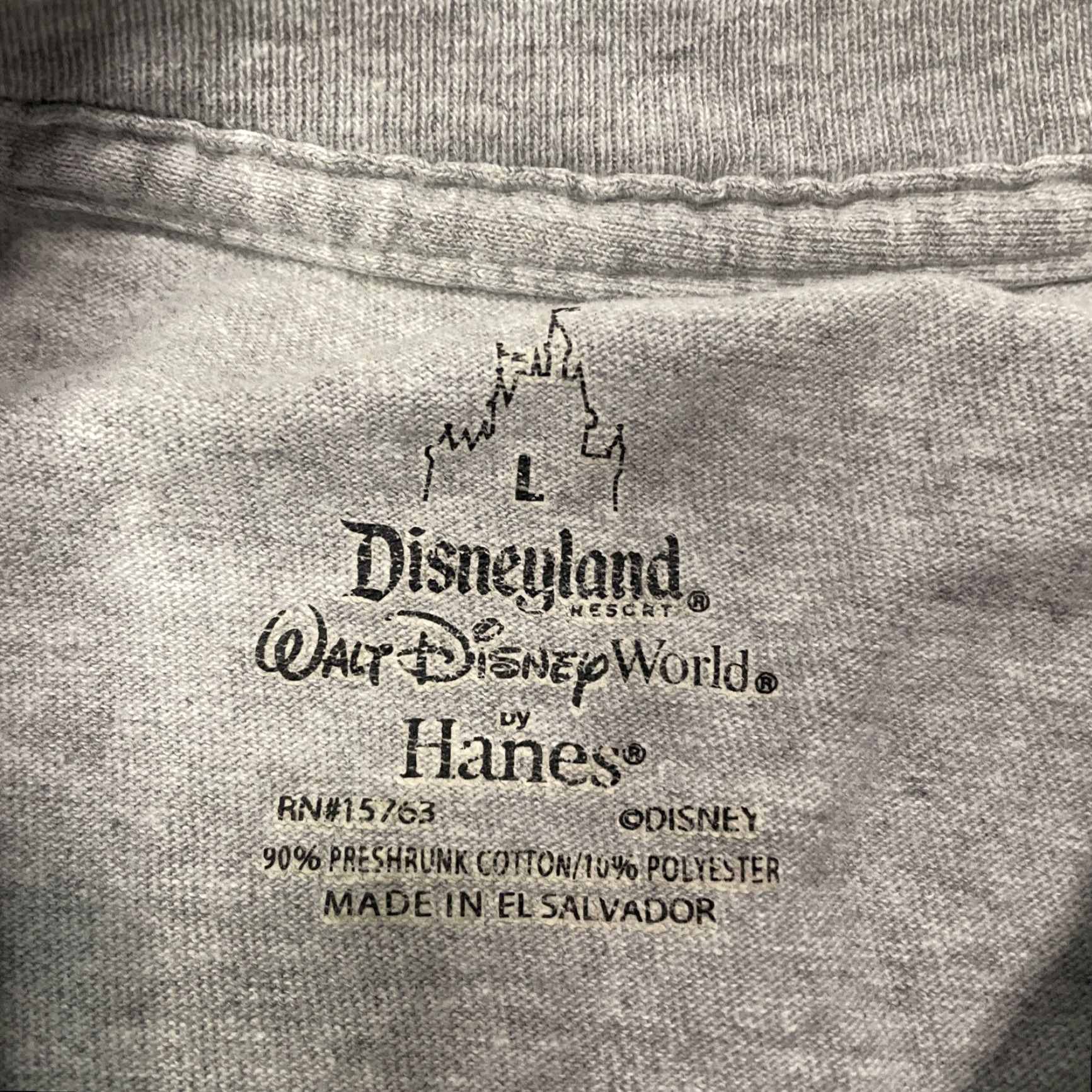 Disney Disney Pixar Mickey Mouse Graphic T-Shirt Adults Size Large Gray Short Sleeve Walt Disney World 2009 Mens Size US L / EU 52-54 / 3 - 2 Thumbnail