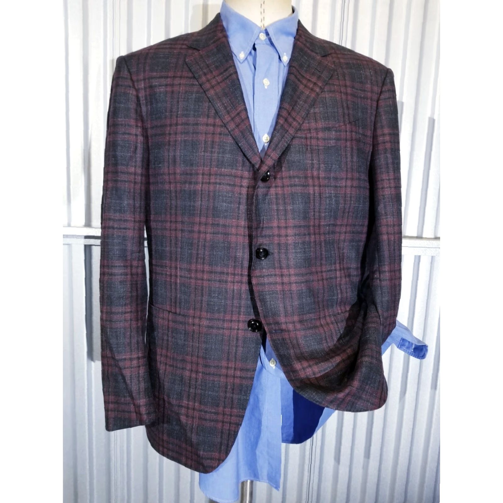 Ermenegildo Zegna Ermenegildo Zegna Sport Coat Jacket Red 54R 44R Men Size US S / EU 44-46 / 1 - 3 Thumbnail