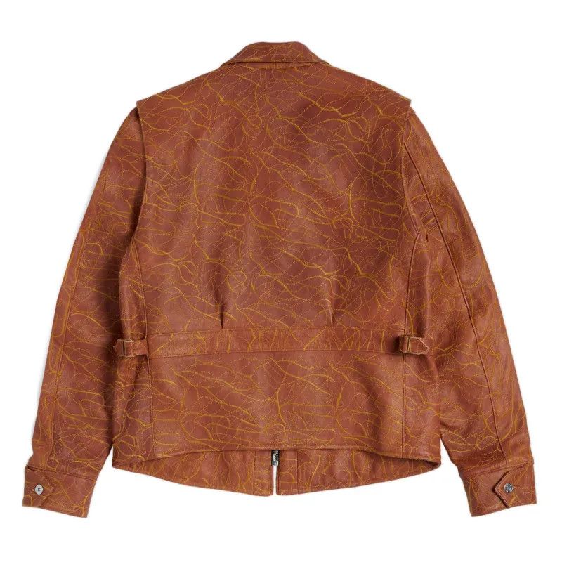 Gallery Dept. o1gr1nt0526 Broadway Billy Leather Jacket in Tan Size US S / EU 44-46 / 1 - 2 Thumbnail