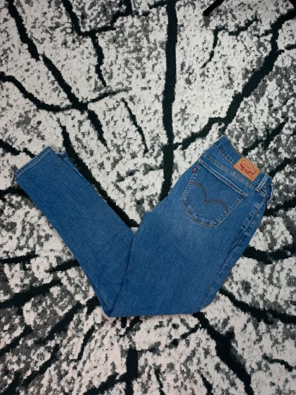 Levi's Levis 710 super skinny jeans blue 31 30 Size 31" - 2 Thumbnail