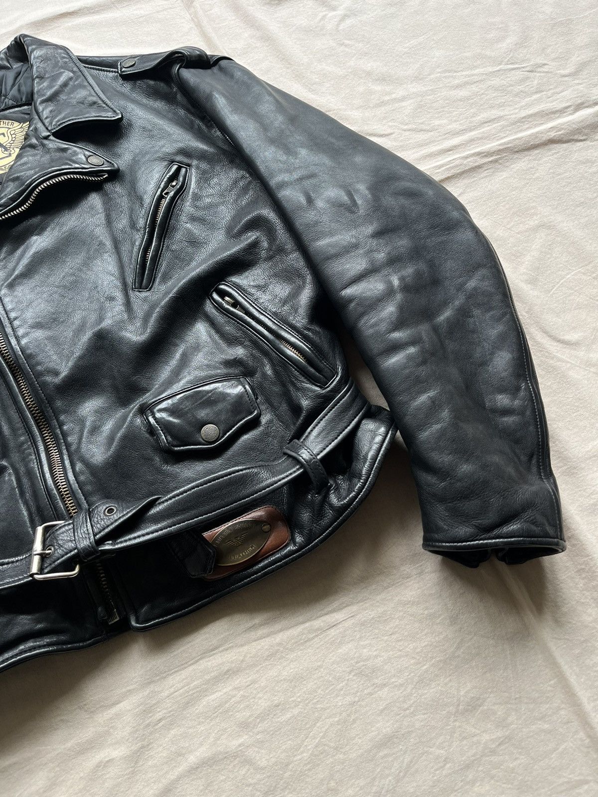 Emporio Armani Emporio Armani 80s 90s Leather Biker Jacket Size US M / EU 48-50 / 2 - 8 Thumbnail