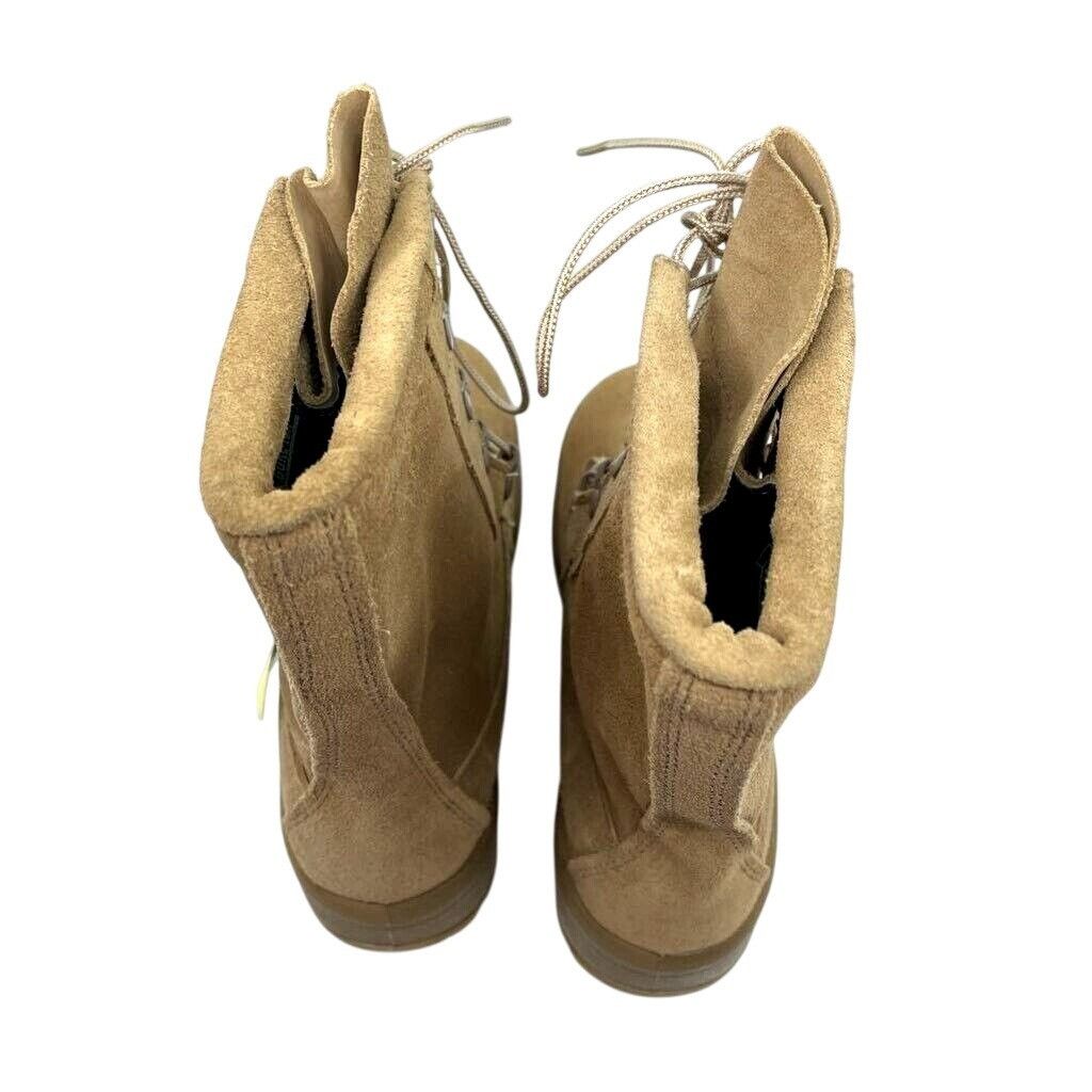 Belleville Belleville Womens Combat Boots Beige Round Toe Mid Calf Lace Size US 5 / IT 35 - 6 Thumbnail