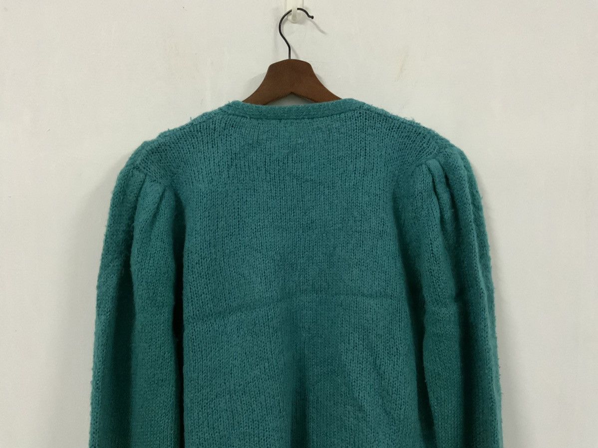 Japanese Brand Hand Knit Turquoises Handmade Knitwear Size US M / EU 48-50 / 2 - 7 Thumbnail