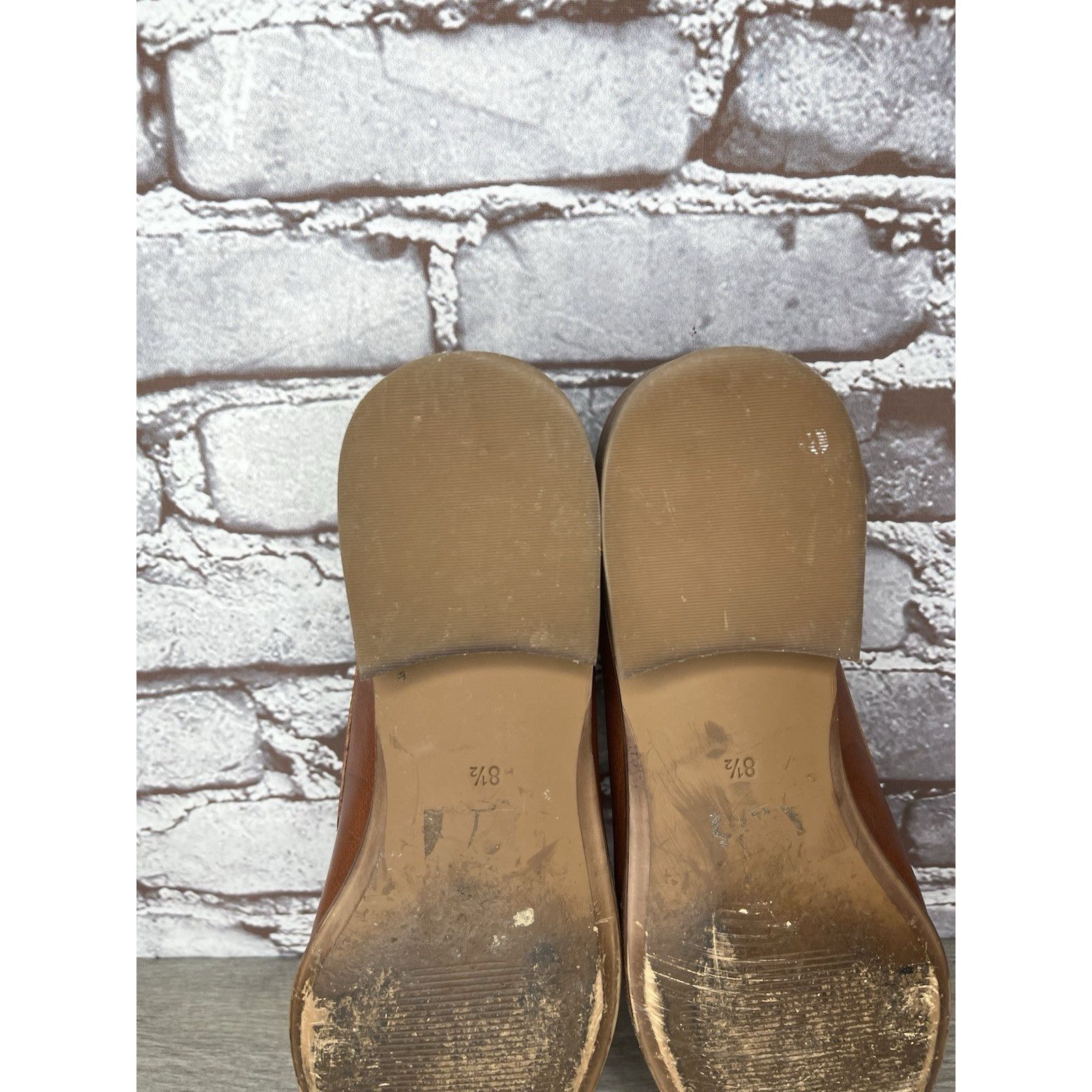 Madewell Madewell Frances Leather Loafers Burnished Mahogany Slip-On Size US 8.5 / IT 38.5 - 18 Thumbnail