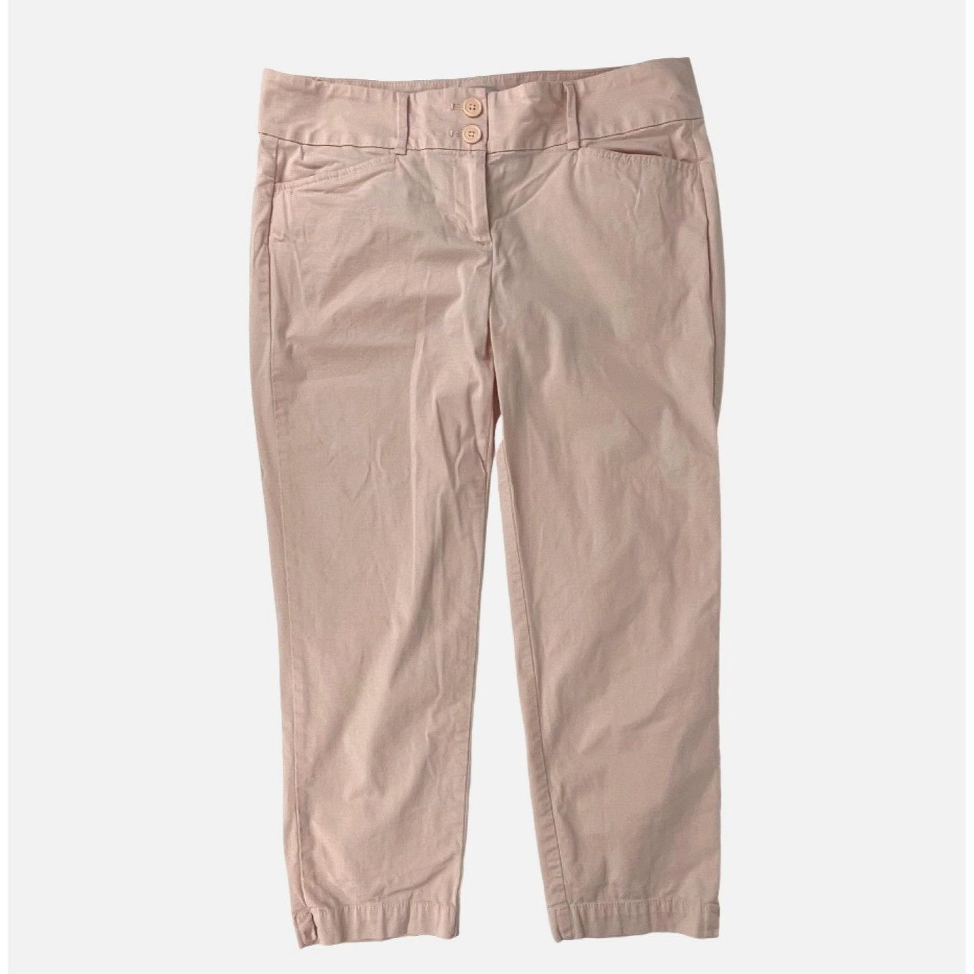 Loft LOFT Outlet Women's Original Crop Pants Size 4 Blush Pink Ca Size 27" / US 4 / IT 40 - 3 Thumbnail