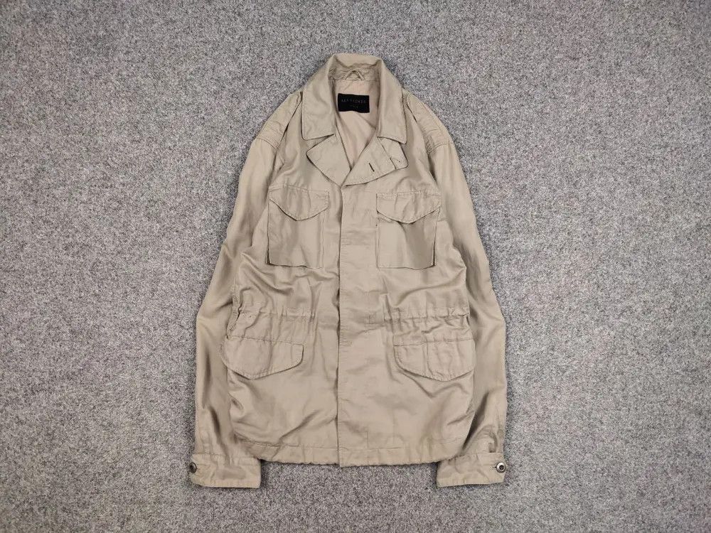 Allsaints Vintage Allsaints Field Beige Multi Pocket Vulcan Jacket Size US L / EU 52-54 / 3 - 1 Thumbnail