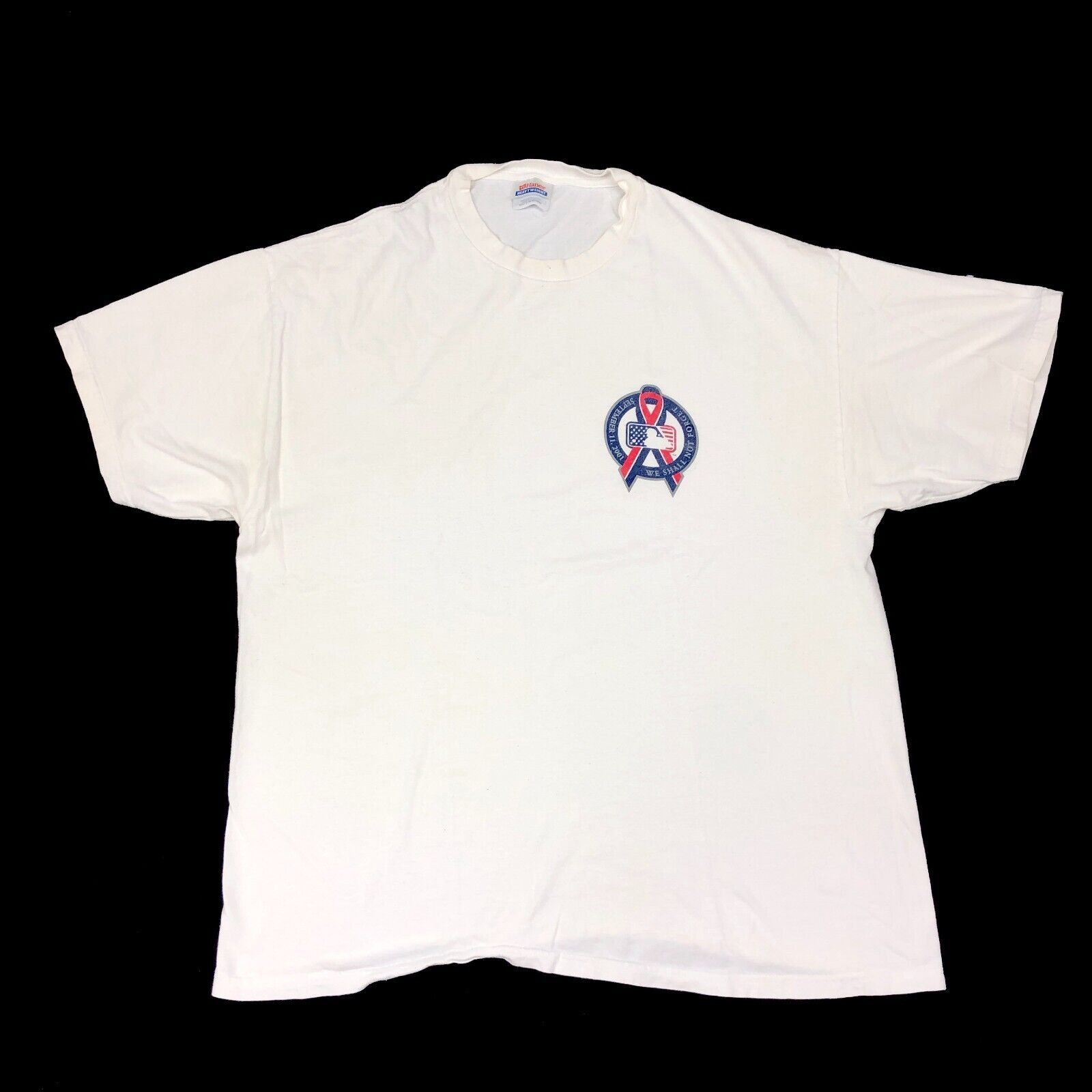 MLB × Vintage 9/11 Sept 11th We Shall Not Forget MLB Memorial Tee Size XL Size US XL / EU 56 / 4 - 1 Thumbnail