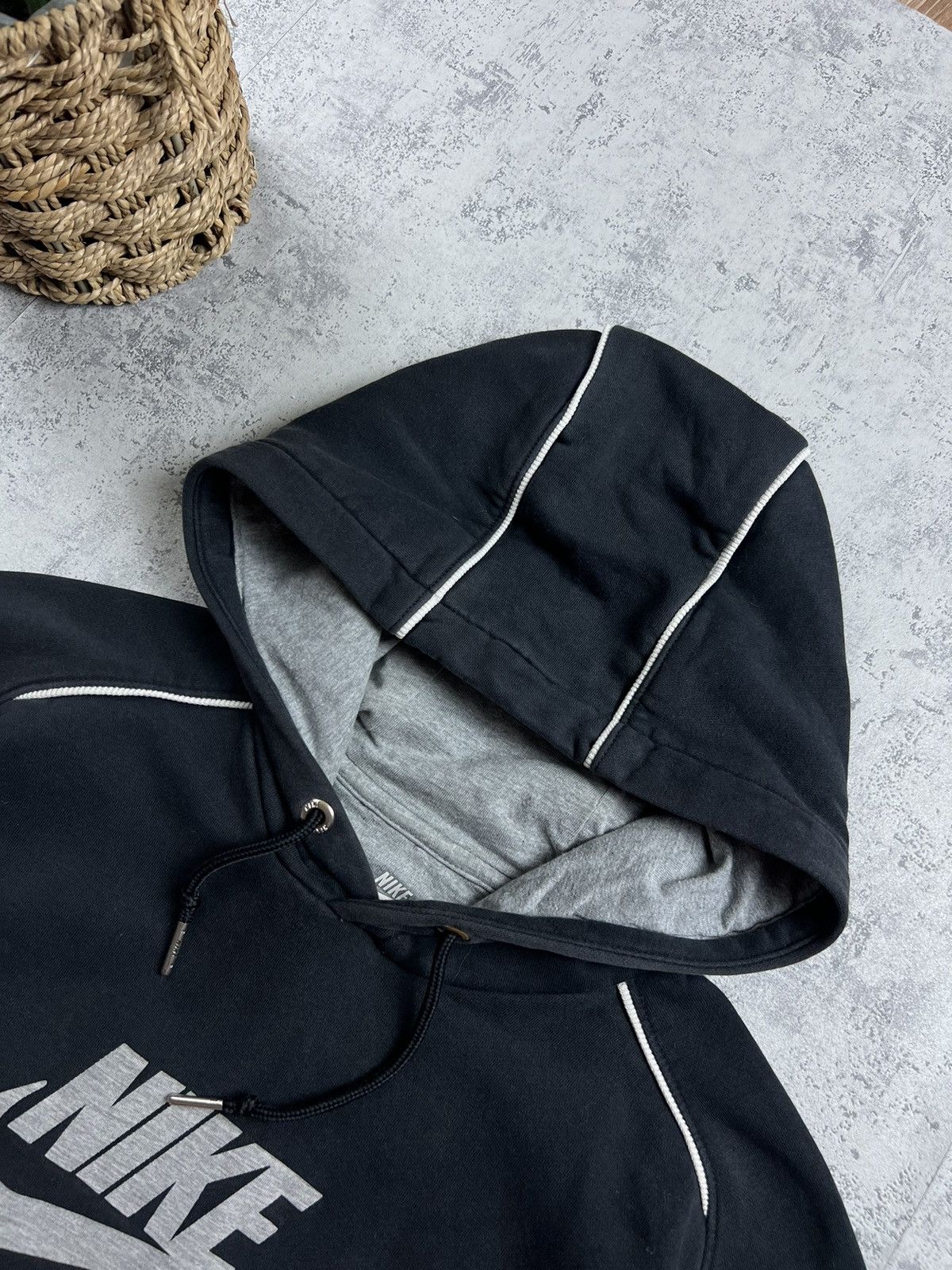 Nike × Vintage 90s Nike Retro Logo Vintage Y2K Oversized Pullover Hoodie Size US S / EU 44-46 / 1 - 5 Thumbnail