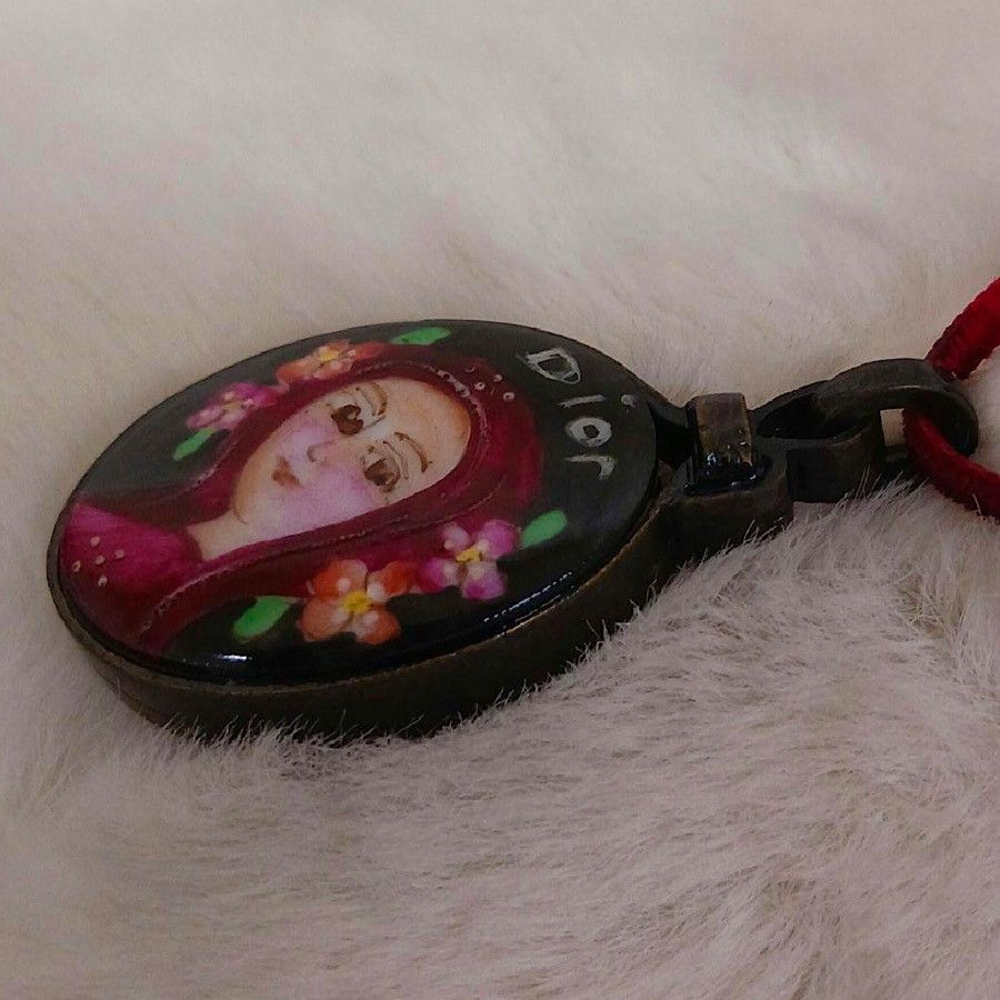 Dior Authentic Dior Rare Galliano Enamel Woman Leather Necklace Size ONE SIZE - 3 Thumbnail