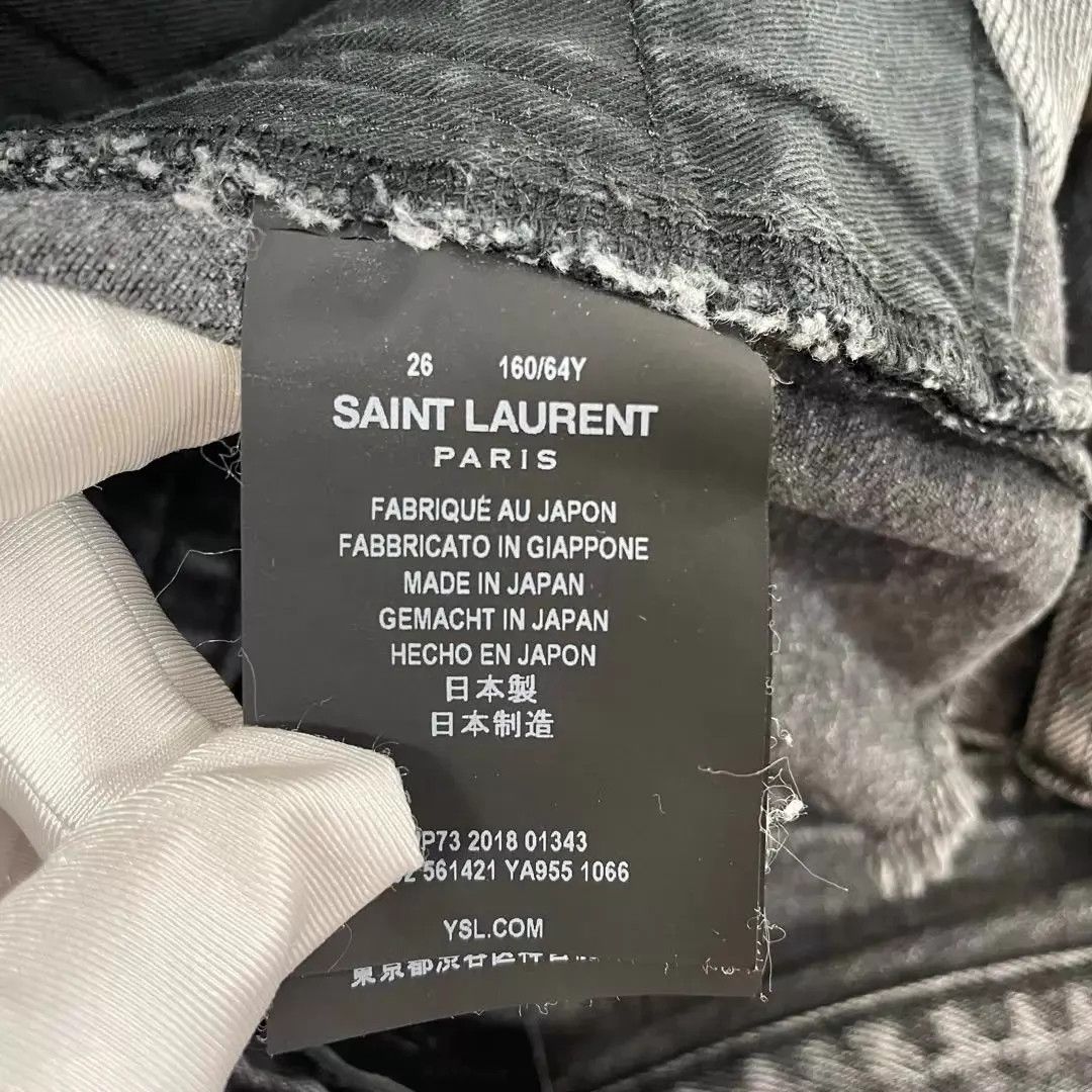 Saint Laurent Paris Saint Laurent denim short 26 Size 26" / US 2 / IT 38 - 7 Thumbnail